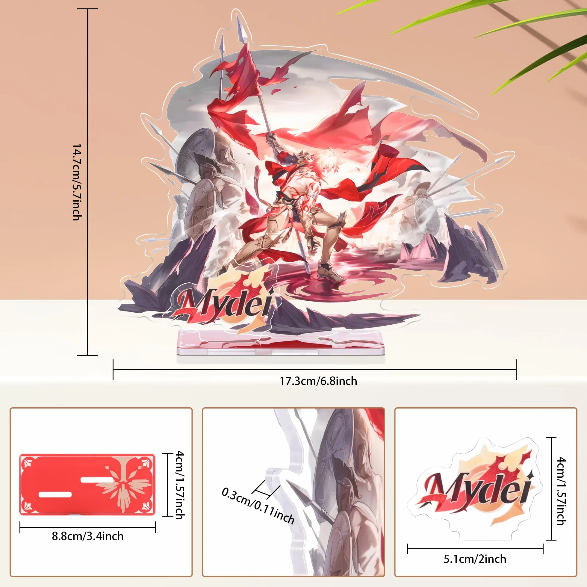 Duży stojak ekspozycyjny HD Honkai Star Rail - Kolekcjonerska akrylowa figura anime premium (Mydei)