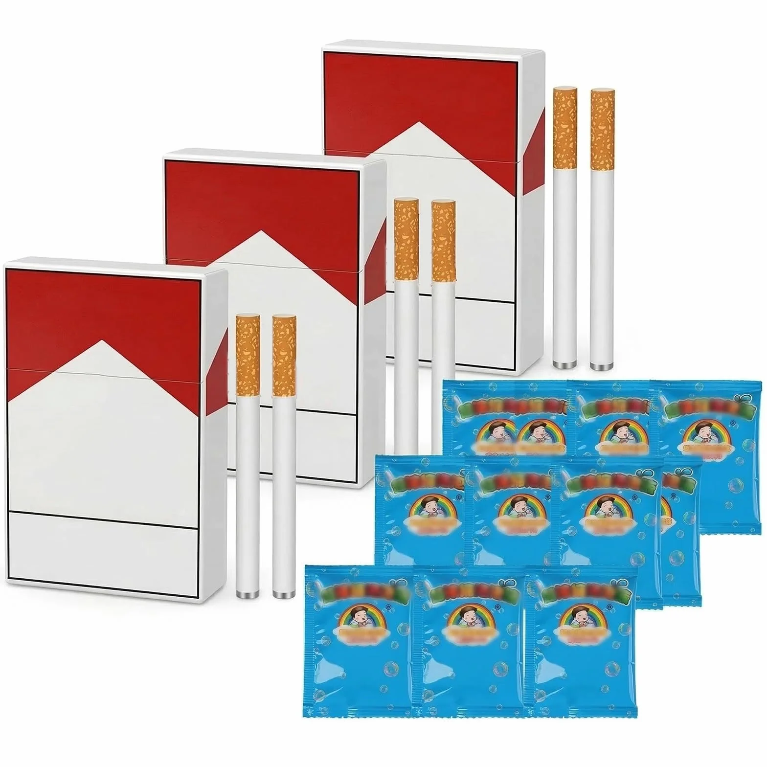 Mini Bubble zabawka dla kobiet i mężczyzn, realistyczna dmuchawa do papierosów, bańki mydlane, akcesoria redukujące stres, mini dmuchawa do baniek mydlanych, nowość na imprezy