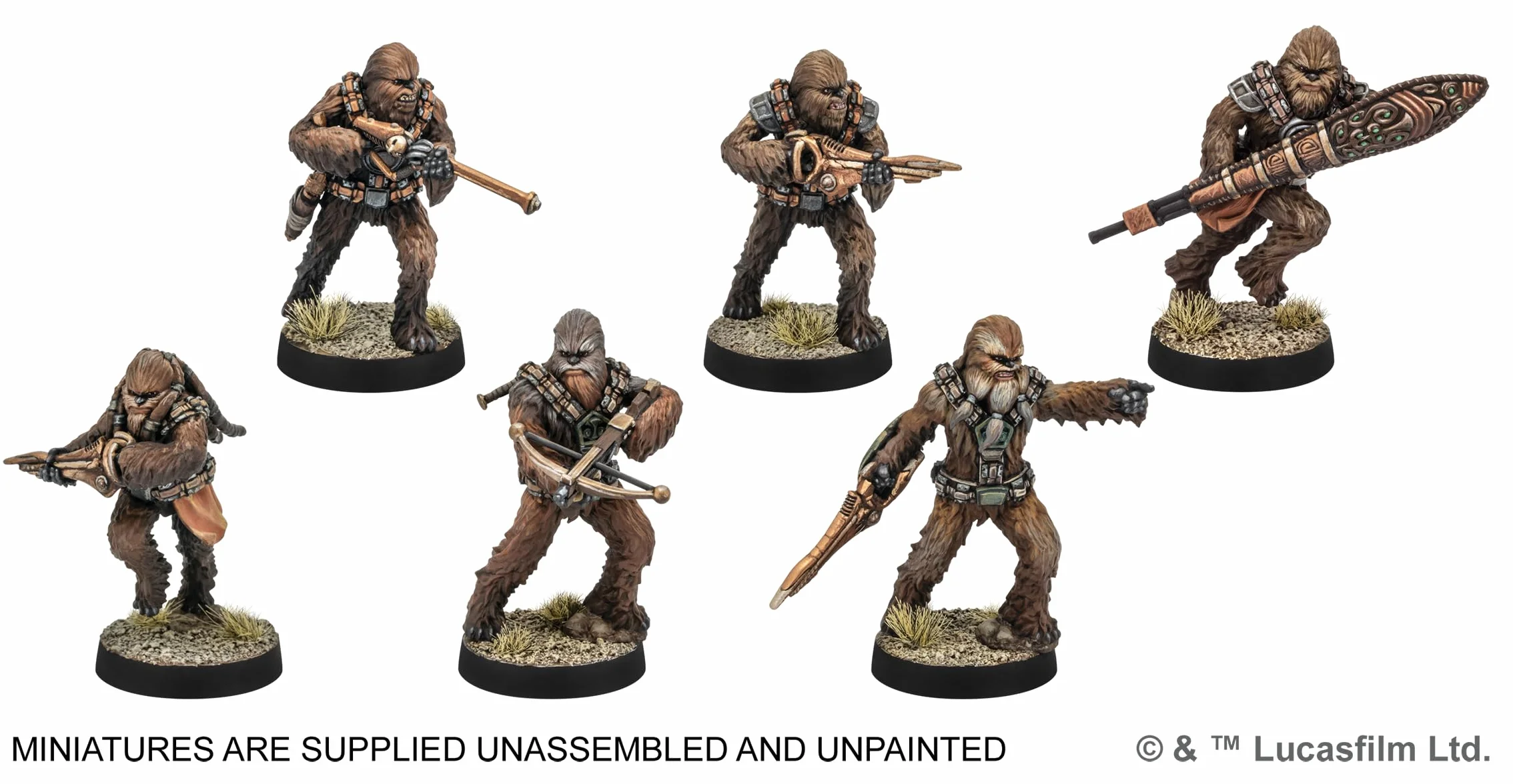 Asmodee, Star Wars: Legion – Kashyyyk Wookiee Warriors, rozszerzenie, Atomic Mass Games, dla 2 graczy, 14+ lata, 120-180 minut, niemiecki, wielojęzyczny