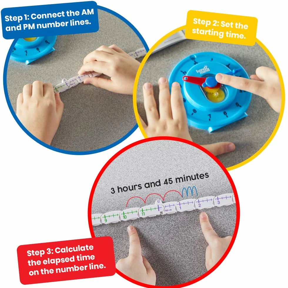 Learning Resources Zaawansowane NumberLine Zegar