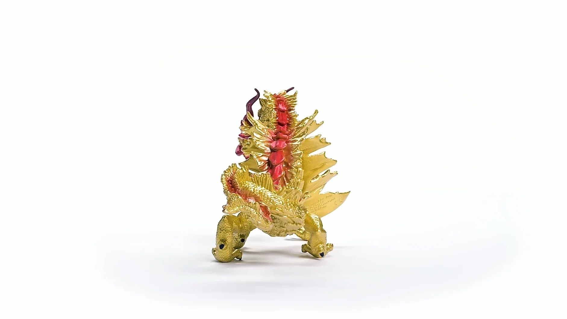 schleich ELDRADOR CREATURES | Smok Nowego Roku Księżycowego 72206 | Szczegółowa figurka smoka | Złoty talizman szczęścia z czerwonymi akcentami | od 7 lat | 29 × 12 × 12 cm | Wyłącznie na Amazon