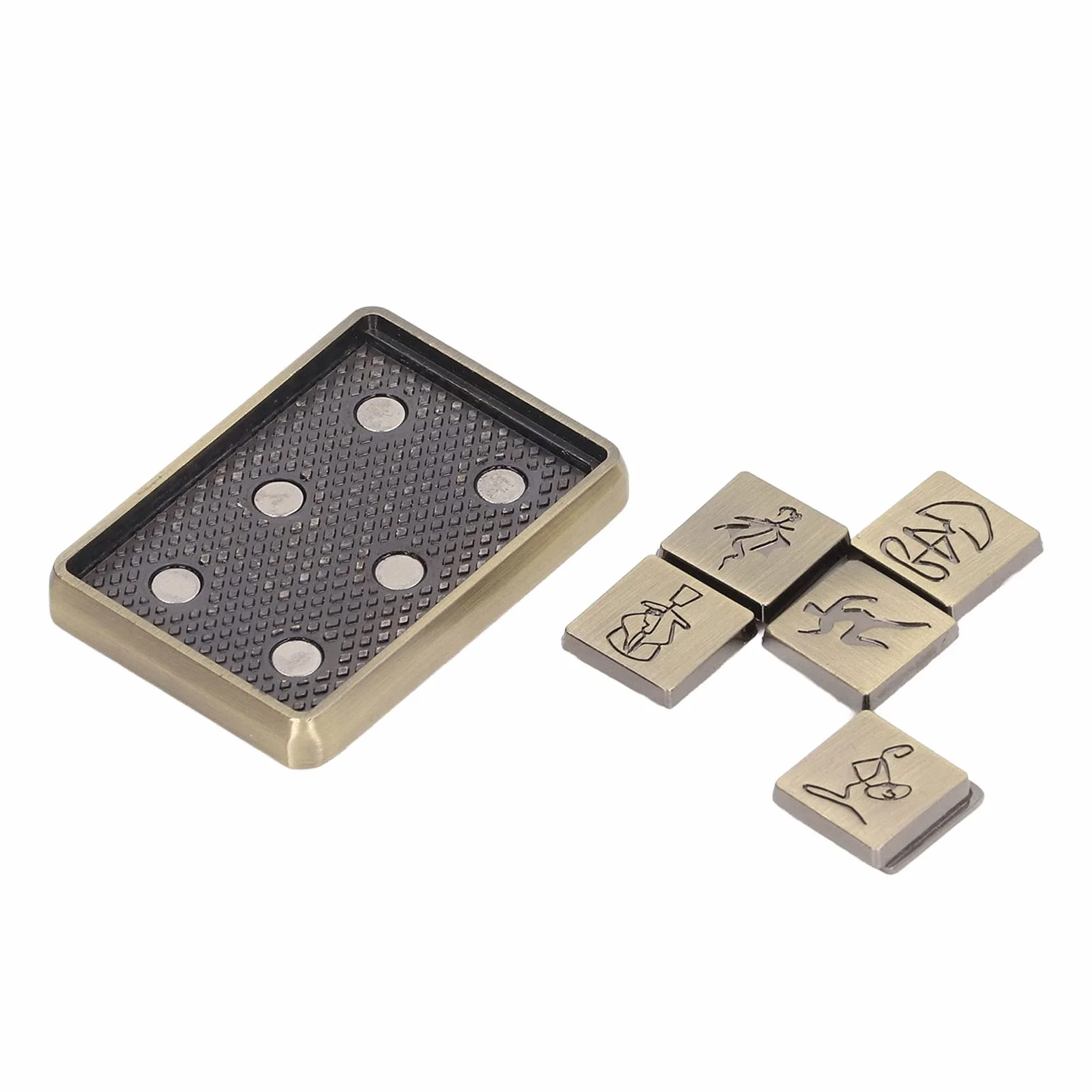 Push Slider Zabawki , Wykwintne Specjalne Wzory Magnetyczny Suwak na Opuszkach Palców, Metalowy Suwak Fidget dla Dorosłych, ADHD Fidget Toys Adult, Push Slider Toy