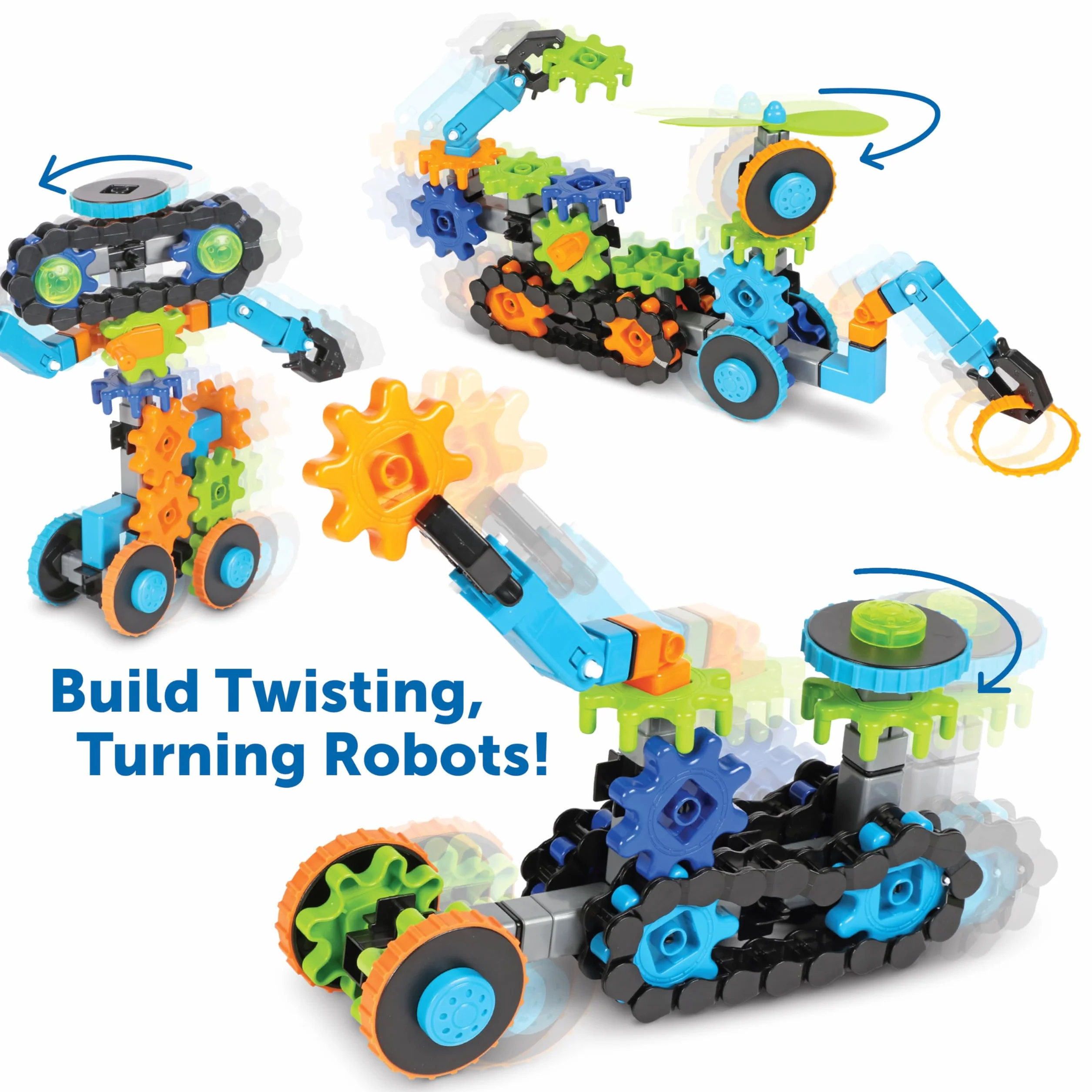 Learning Resources Gears! Gears! Gears! Robots w Ruch 116-Kawałek Budynek Zestaw
