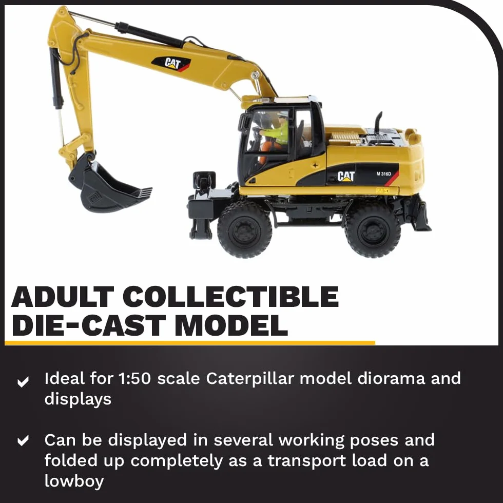 Caterpillar 85171c - Koparka samojezdna Caterpillar M316D, skala 1:50, ok. 16,9 x 5,6 x 7 cm, od 14 lat