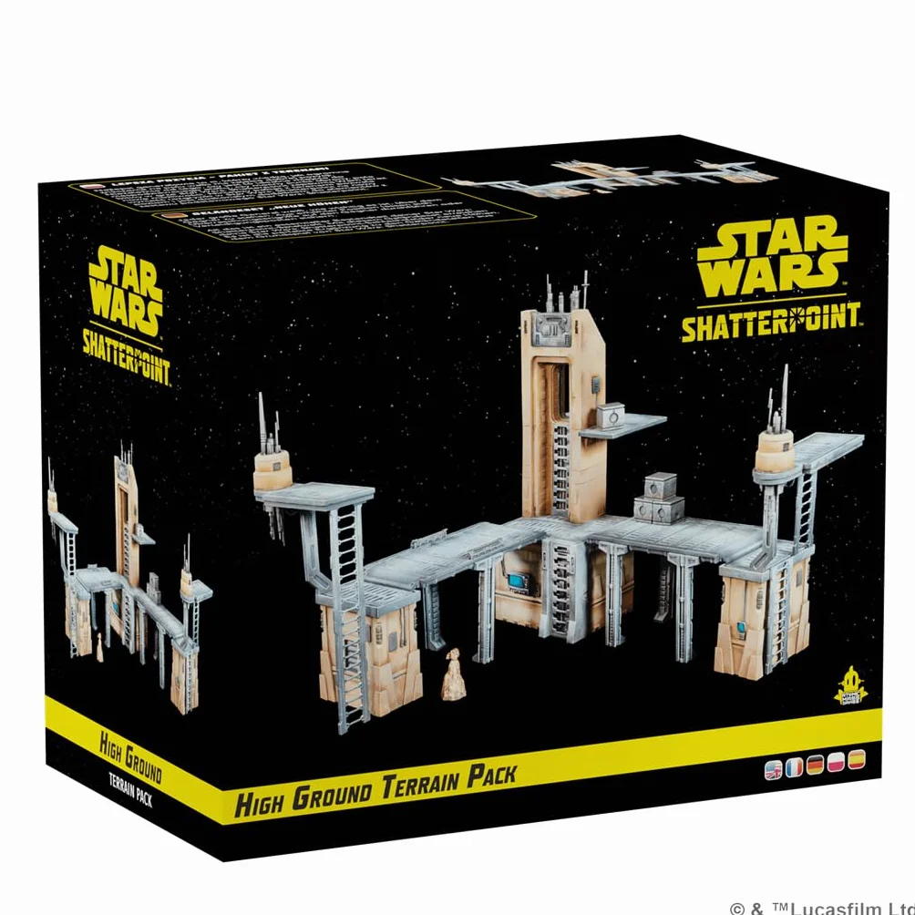Atomic Mass Games, Star Wars: Shatterpoint – nowe wyżyny, rozszerzenie zestawu terenowego, dla 2 graczy, od 14 lat, 90-120 minut, niemiecki, wielojęzyczny