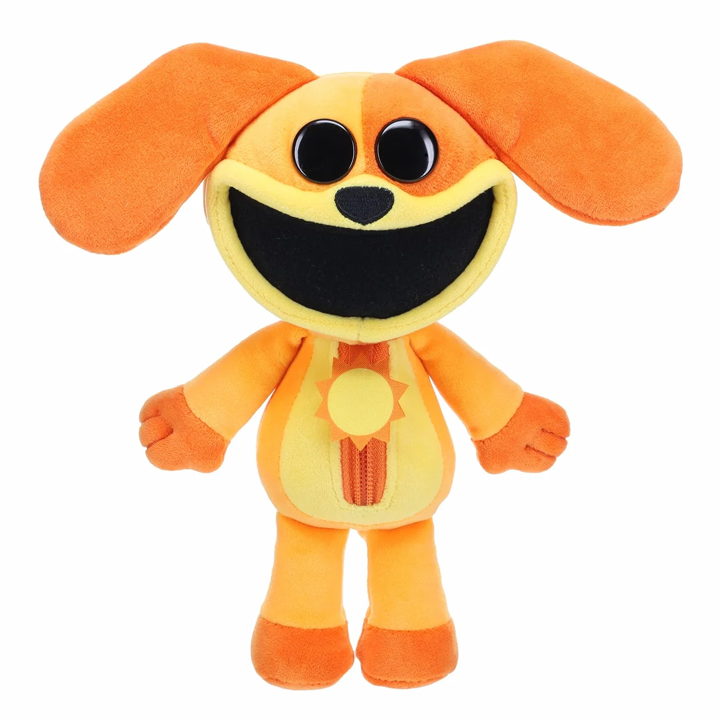 Poppy Playtime Plusz kolekcjonerski - seria 3 - Dogday, pomarańczowy/wieczorny czerwony ze wzorem zygzakowatym (Sunset Chevron)