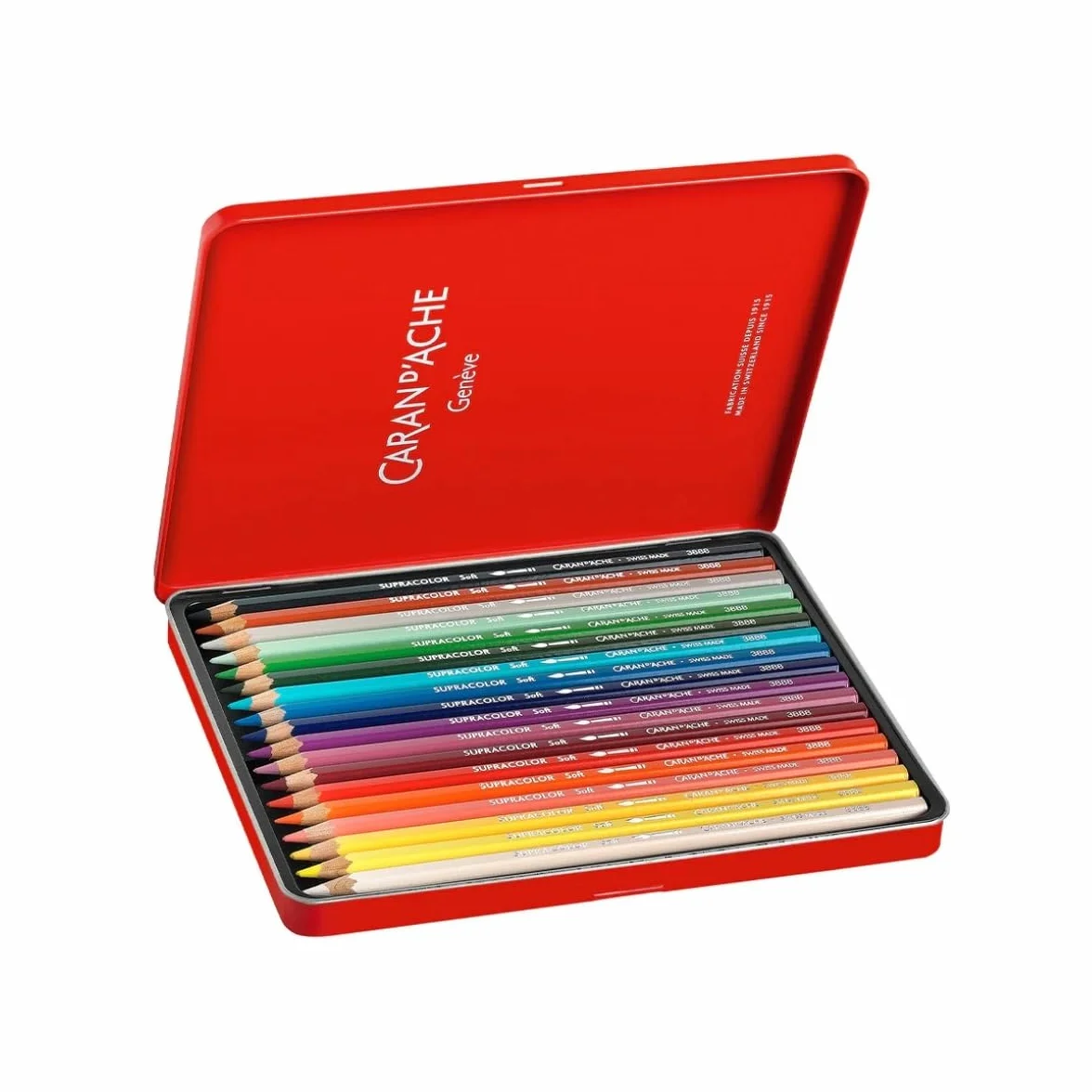 Caran d'Ache Etui 18 kolorów Supracolor™ akwarele - edycja specjalna/nr ref. 3888.418