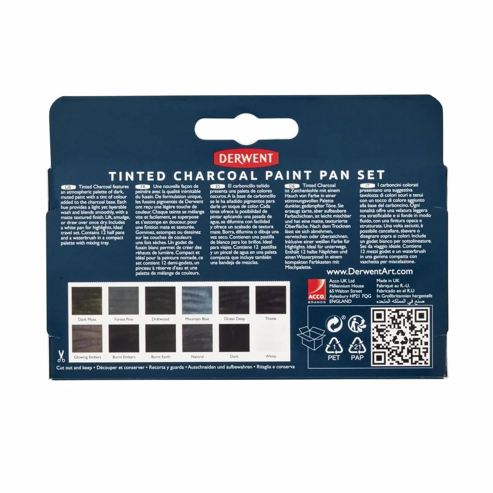 D:Tinted Charcoal Paint Set