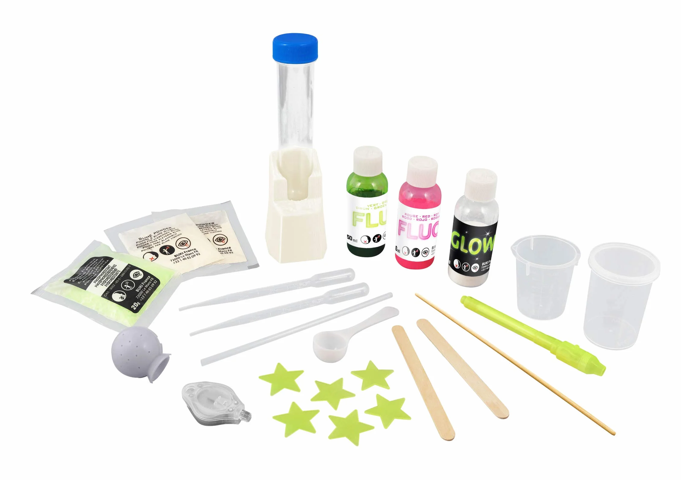 BUKI France 2162 Mega Glow & Fluo