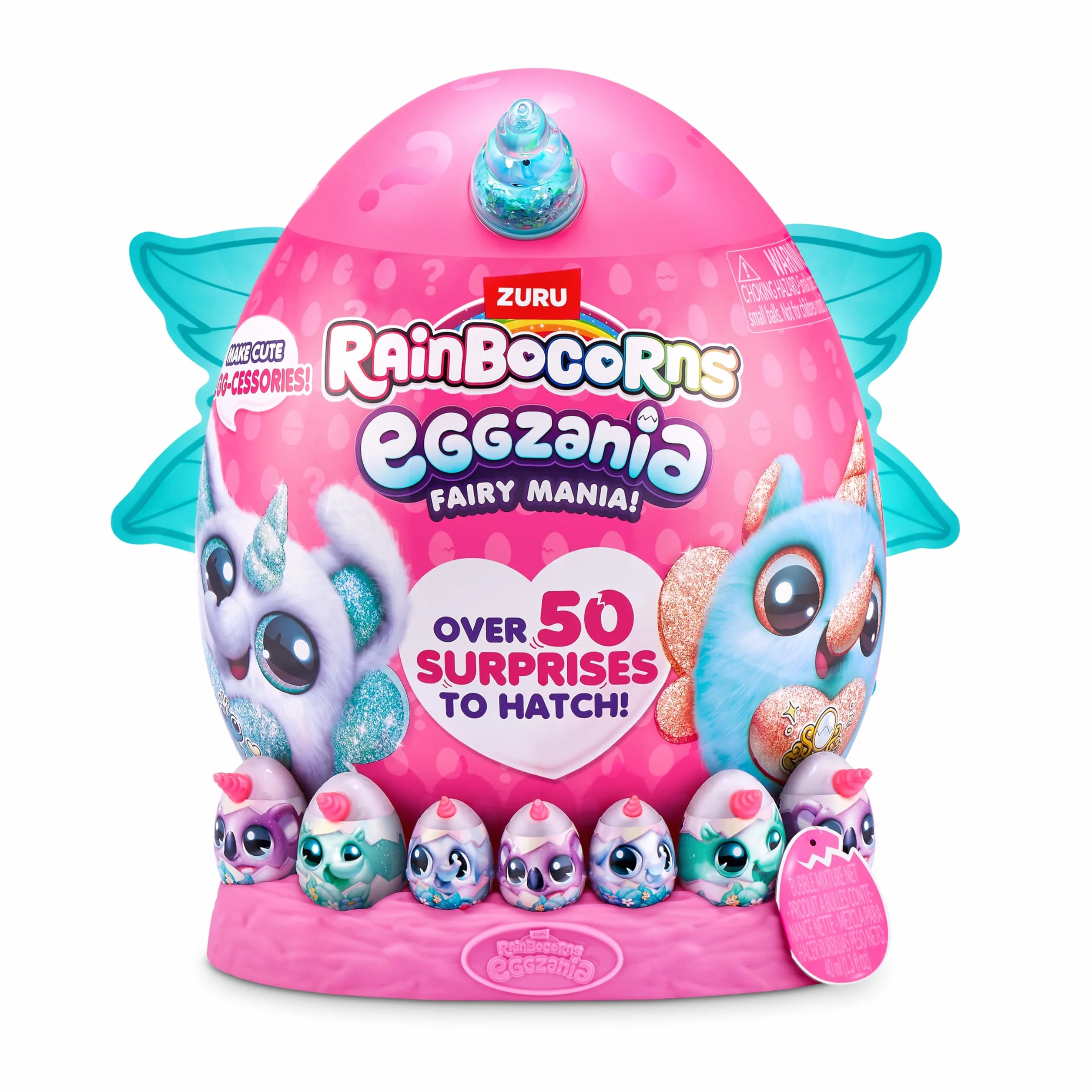 Rainbocorns Eggzania Fairy Mania Flippity‑Boo firmy ZURU – pluszowa zabawka kolekcjonerska z niespodziankami
