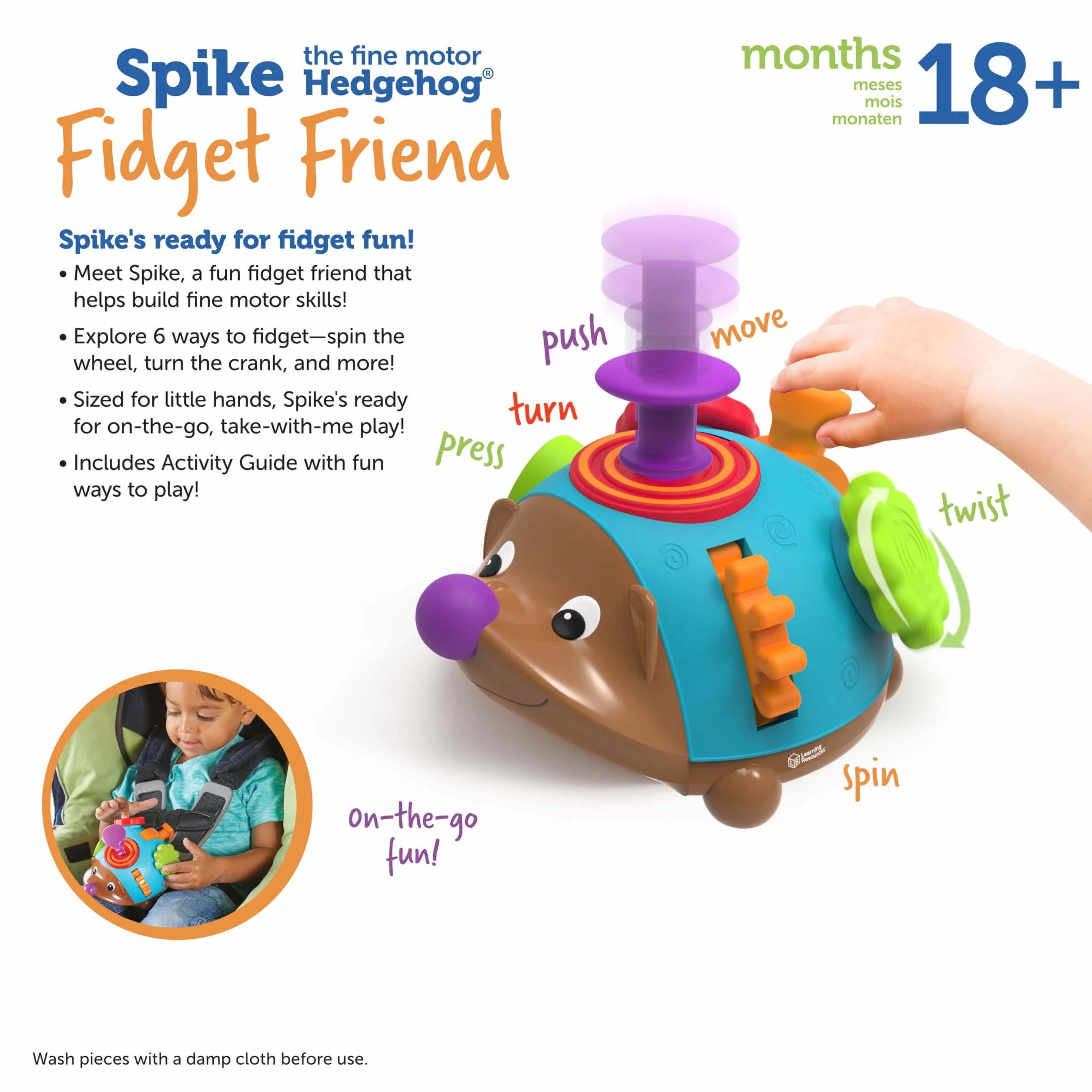 Learning Resources Spike The Fine Motor Hedgehog Zabawka