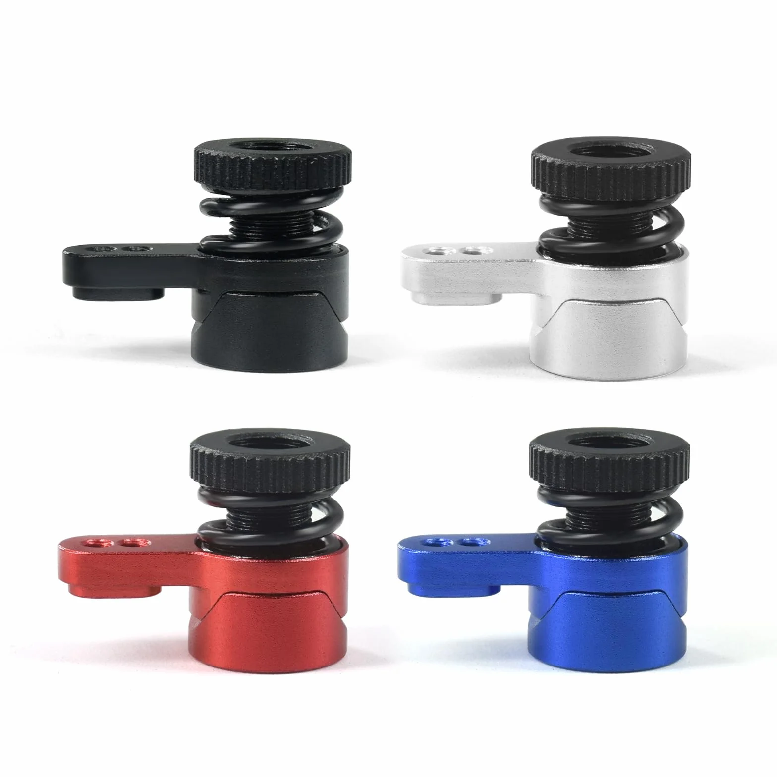 JOYSOG Ramię serwo 25T do ARRMA 1/18 Granite Grom/1/18 Typhon GROM/1/18 Mini LMT 4X4/1/18 UTB18 Capra ulepszone części (czarne)