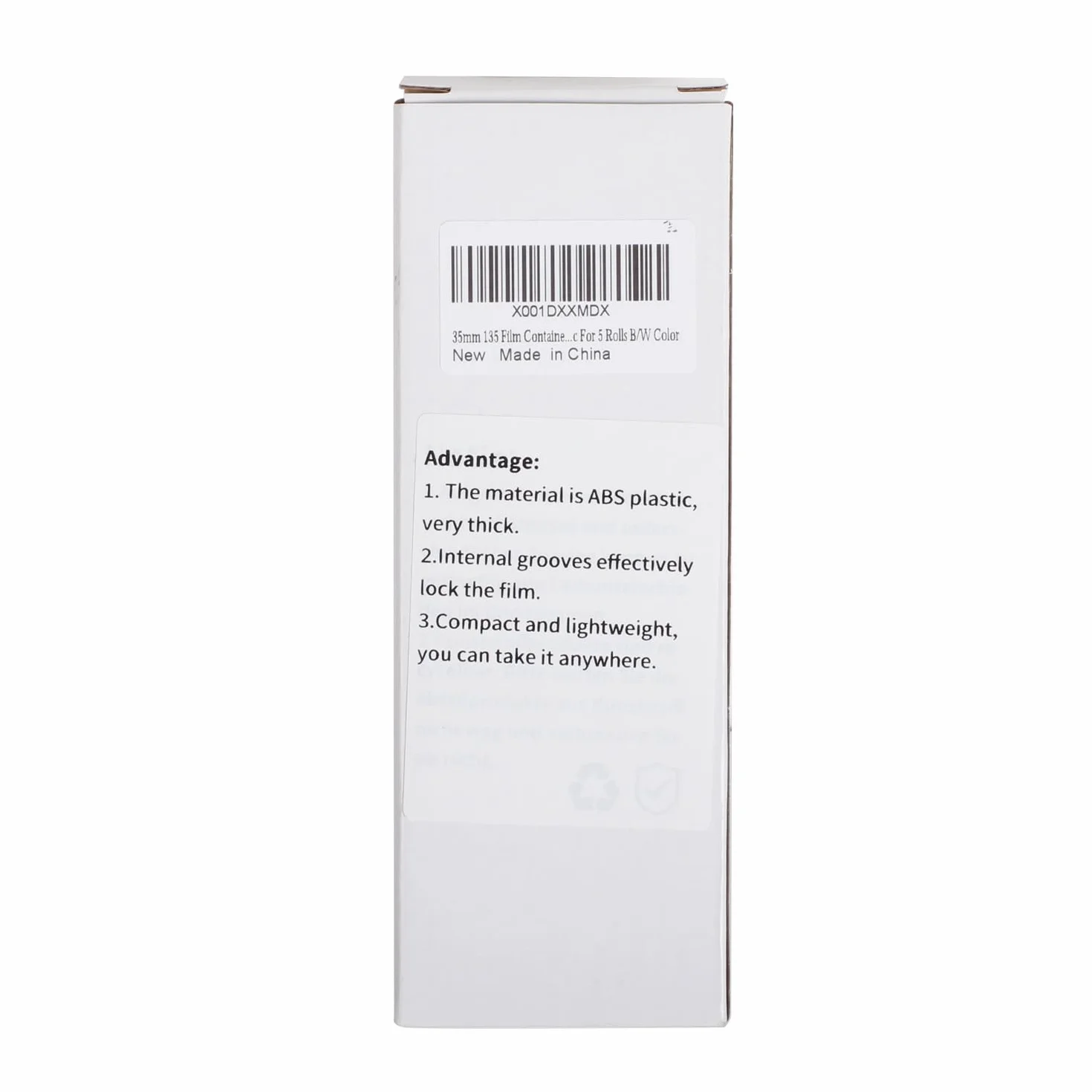 35 mm 135 pojemnik foliowy pudełko do przechowywania twarde etui plastikowe na 5 rolek B/W kolor