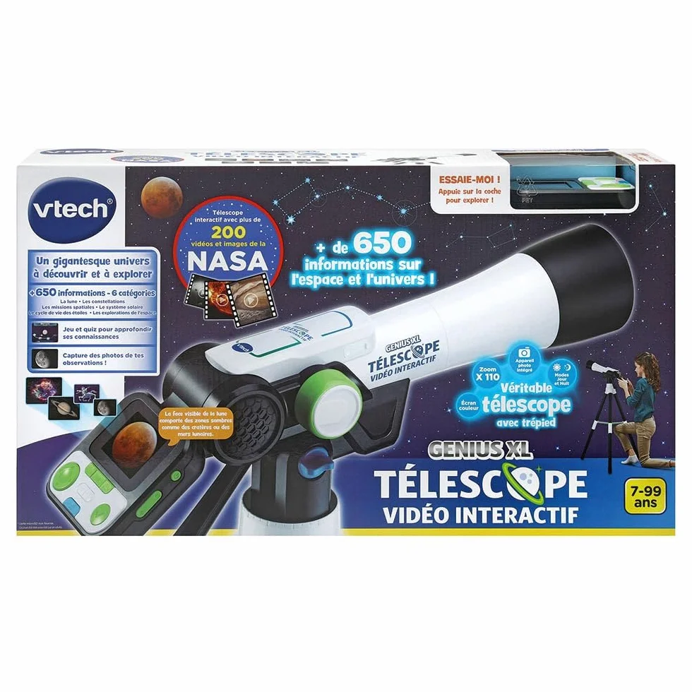 Vtech Genius Teleskop Edukacyjny Wielokolorowy od 7 lat