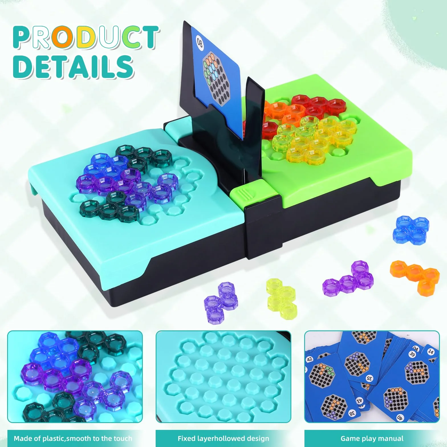 IQ Puzzle Game, gry IQ z 80 wyzwaniami, dla 2 graczy, gry logiczne 2D dla dzieci od 8 lat i dorosłych, na spotkania rodzinne
