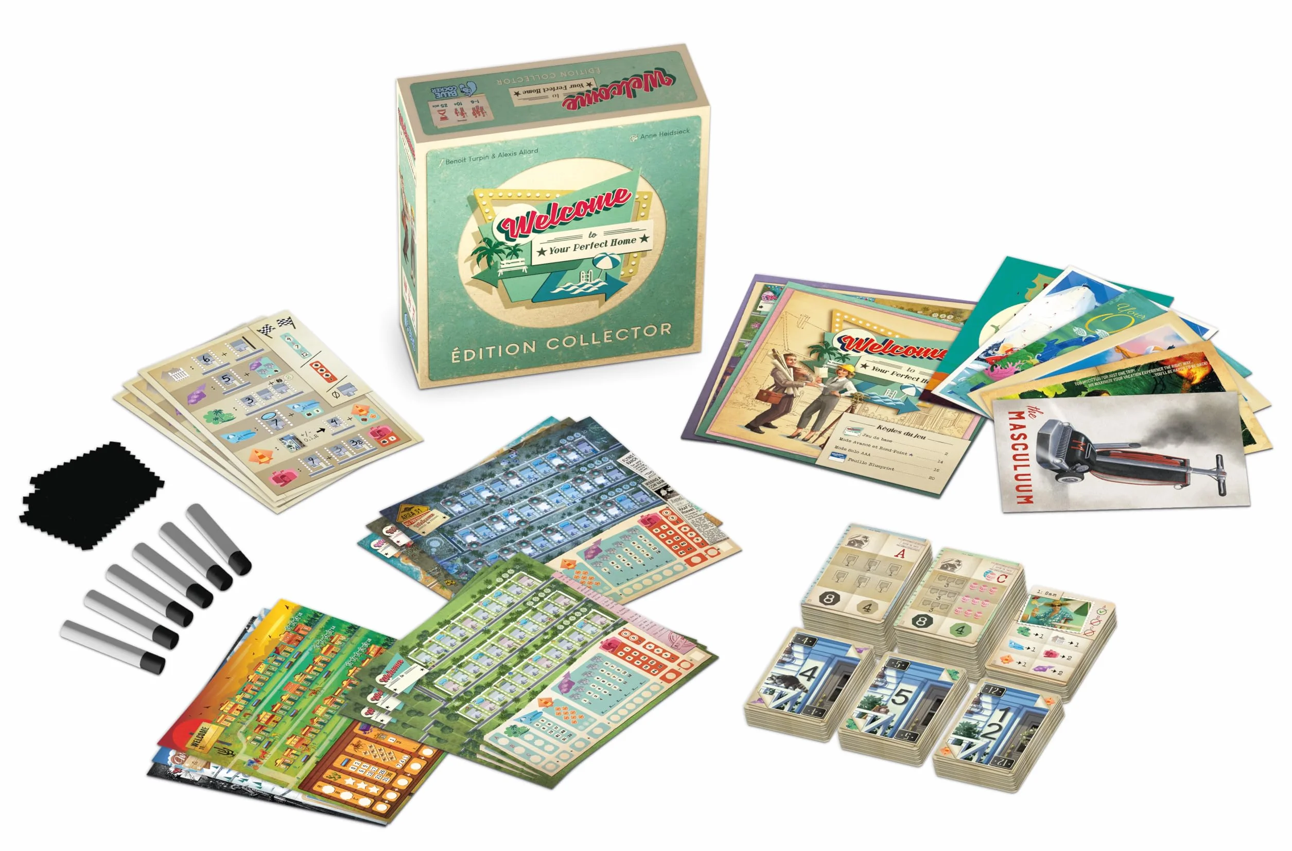 Blackrock Games Welcome - Gra planszowa - od 10 lat - od 1 do 6 graczy - Szybka i taktyczna gra - edycja kolekcjonerska - zawiera rozszerzenia - dla rodziny - między przyjaciółmi wersja francuska