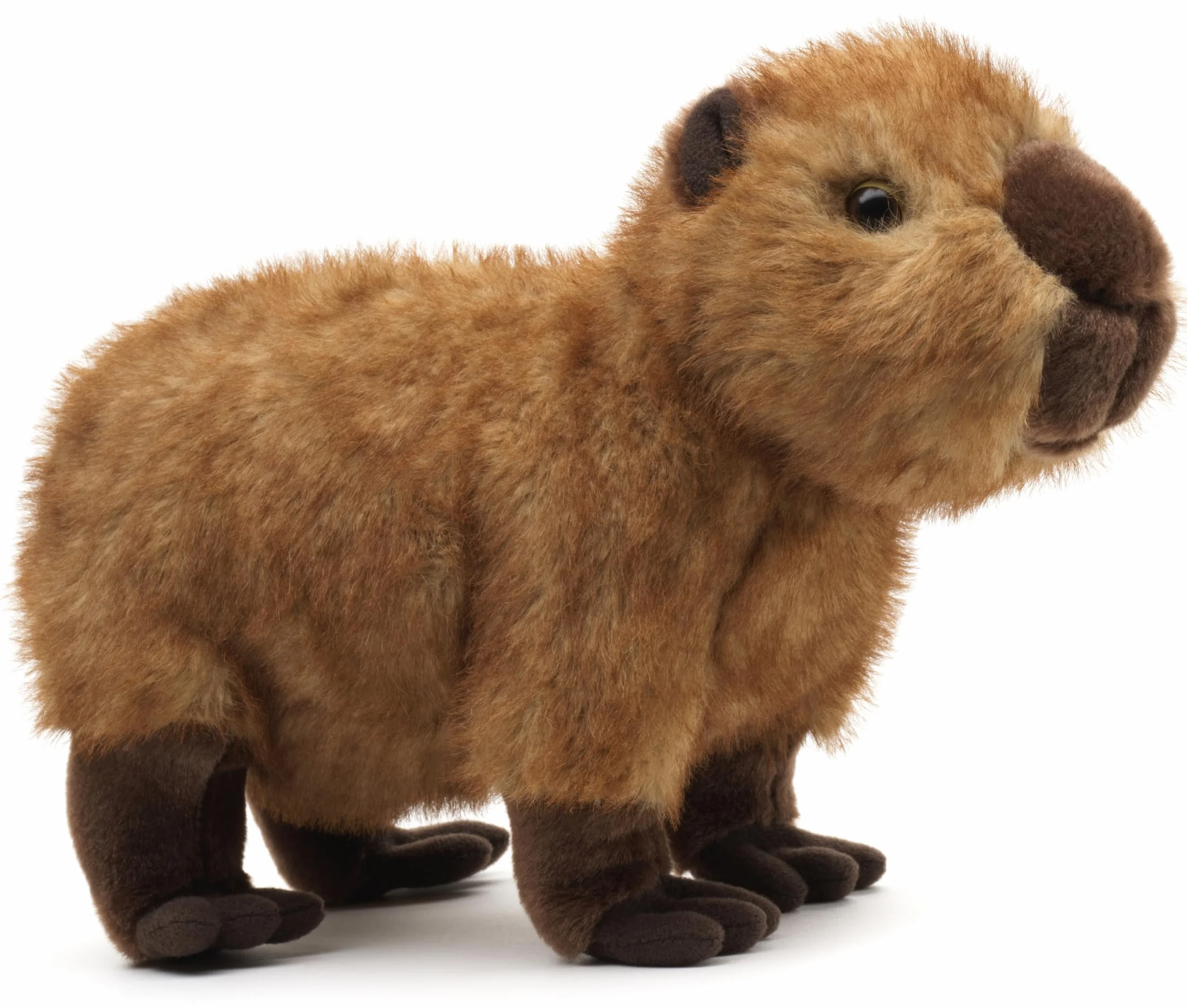 Uni-Toys - Capybara, stojąca - 27 cm (długość) - pluszowa świnka morska, świnka wodna - pluszowa zabawka, przytulanka