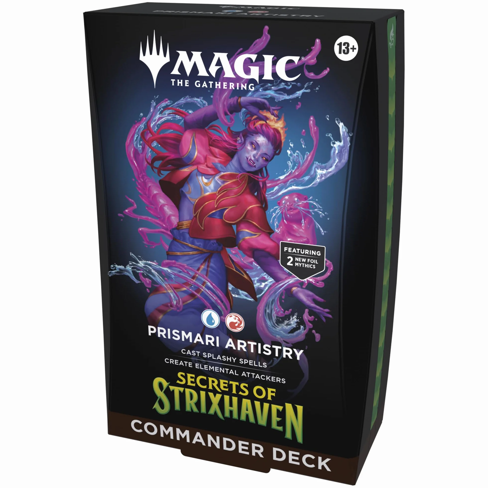 Talia dowódcy Commander Magic: The Gathering Secrets of Strixhaven — Prismari Artistry (Wersja Angielska)
