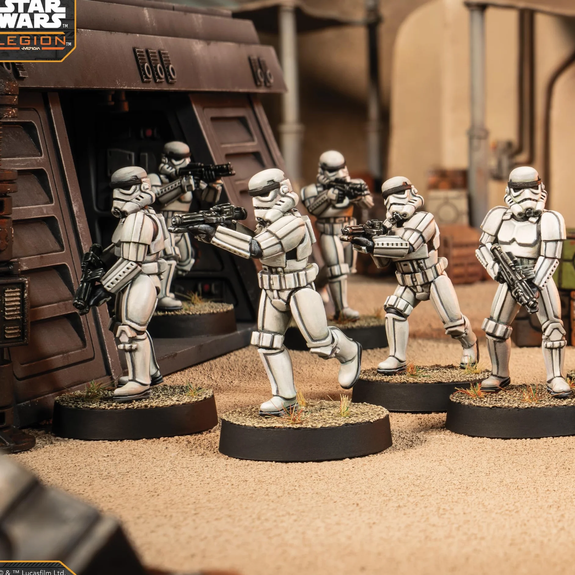Star Wars Legion Stormtroopers Unit Expansion - Miniaturowa gra stołowa, gra strategiczna dla dzieci i dorosłych, dla dzieci w wieku od 14 lat, 2 graczy, 90 min odtwarzania, wyprodukowana przez Atomic