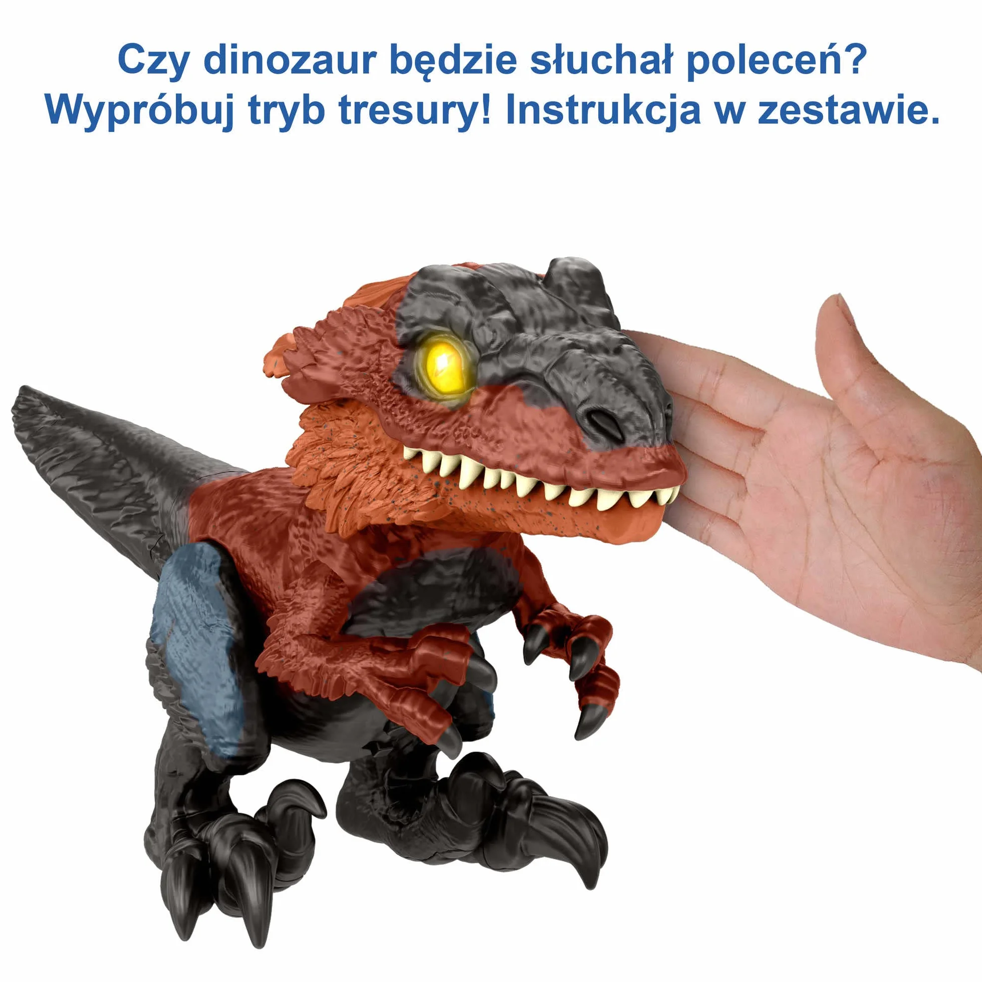 Mattel Jurassic World Uncaged Płomienny dinozaur Figurka z dźwiękami GYW89