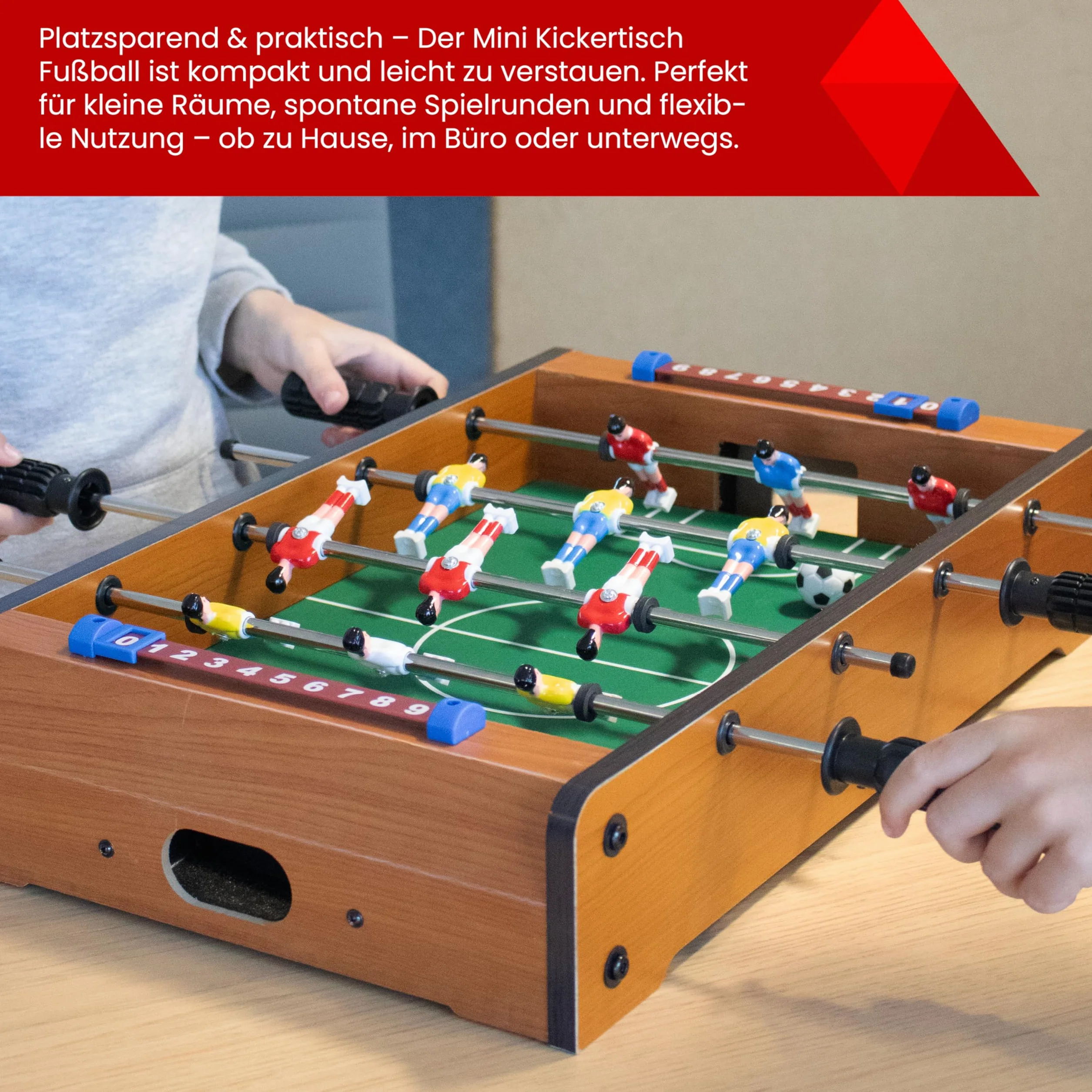 Kyto Piłkarzyki Stołowe, Kicker, Impreza dla Dzieci i Dorosłych, 70 x 35 cm lub 51 x 31 cm (51 x 31 cm)