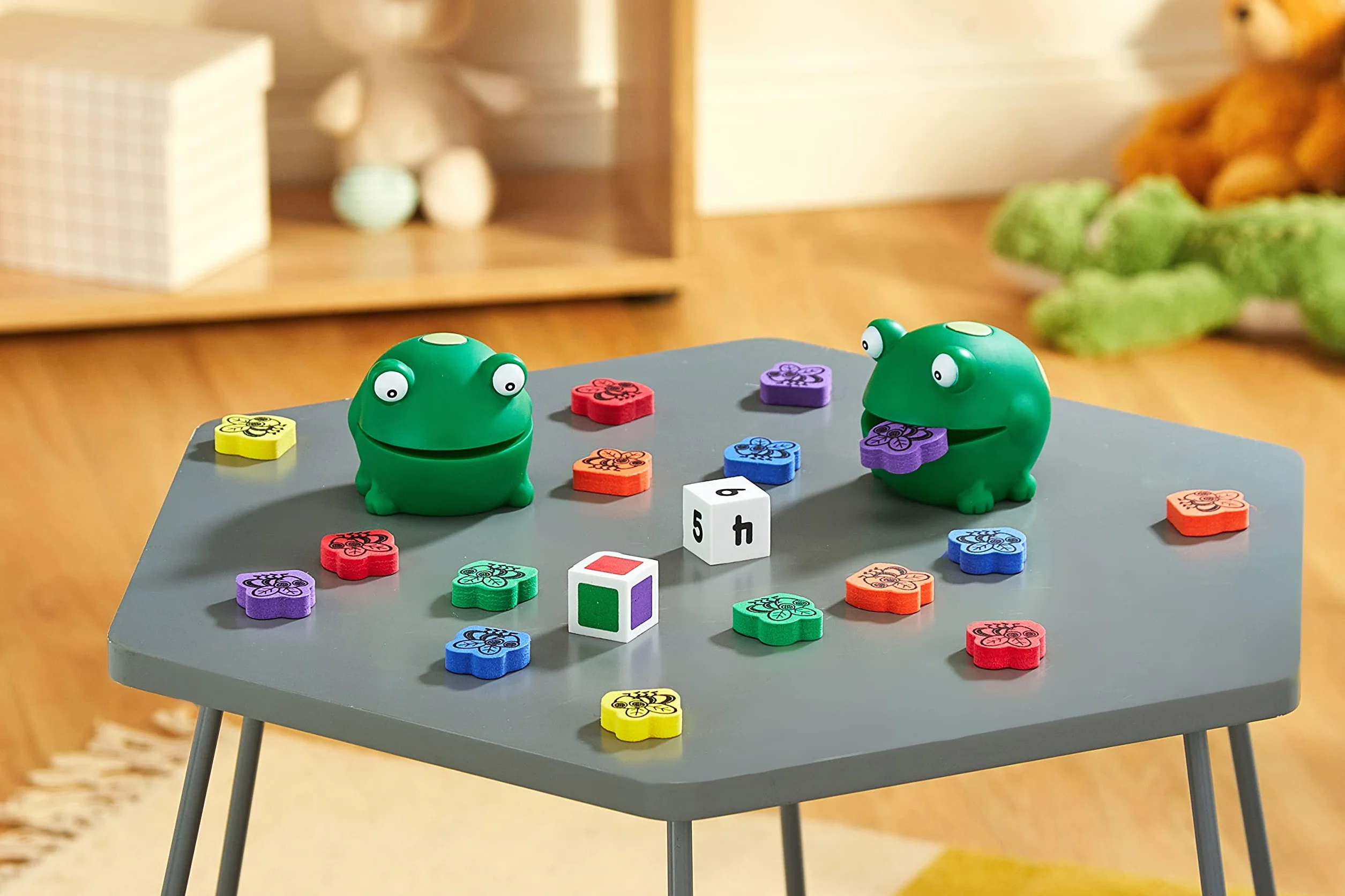 Learning Resources Froggy Feeding Fun Dzialalnosc 65-Kawałek Zestaw