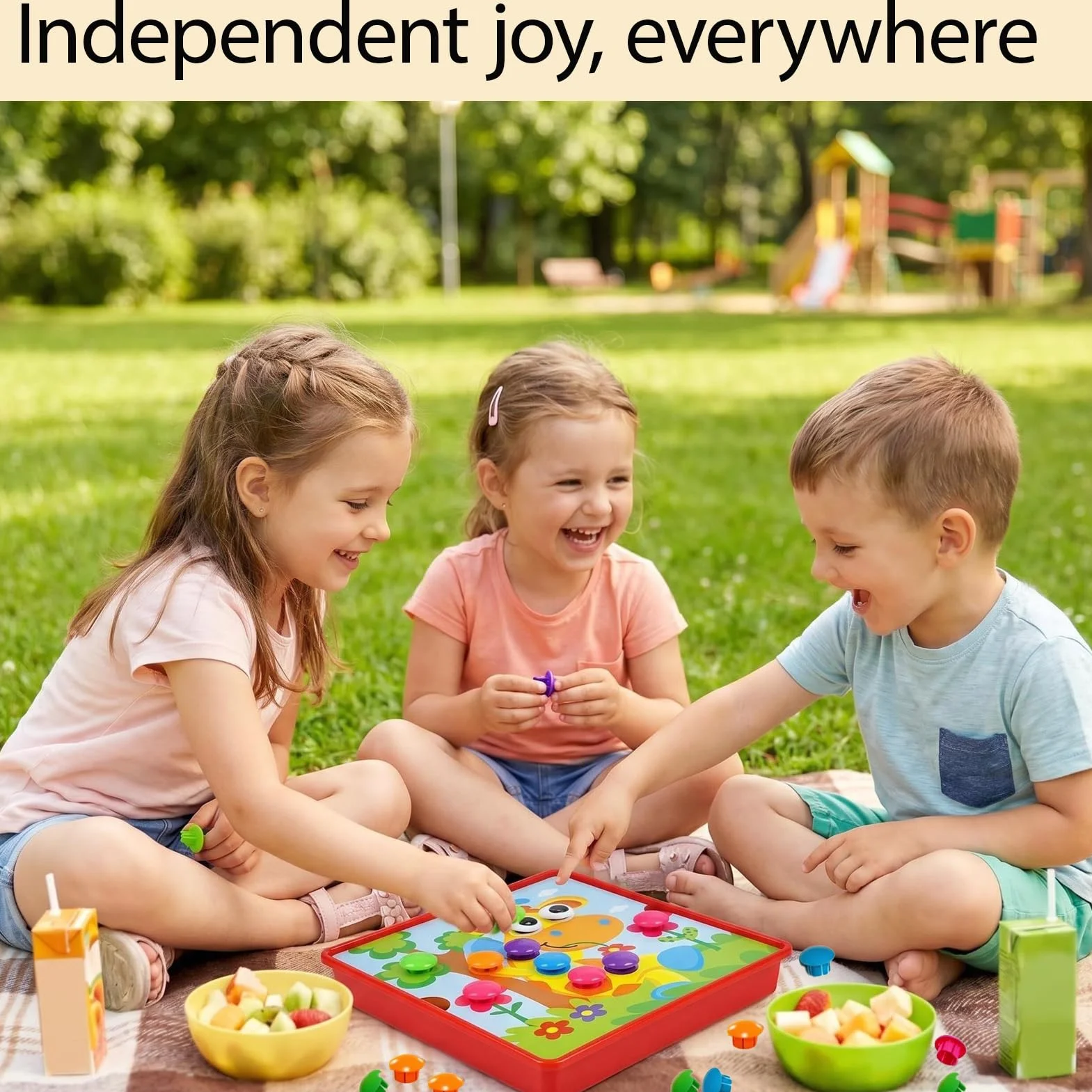 Cylora Montessori Toys Mozaika zabawka dla dzieci od 2 lat, do nauki kolorów, prezent dla dziewcząt lub chłopców, gra w dobór kolorów, zabawka edukacyjna