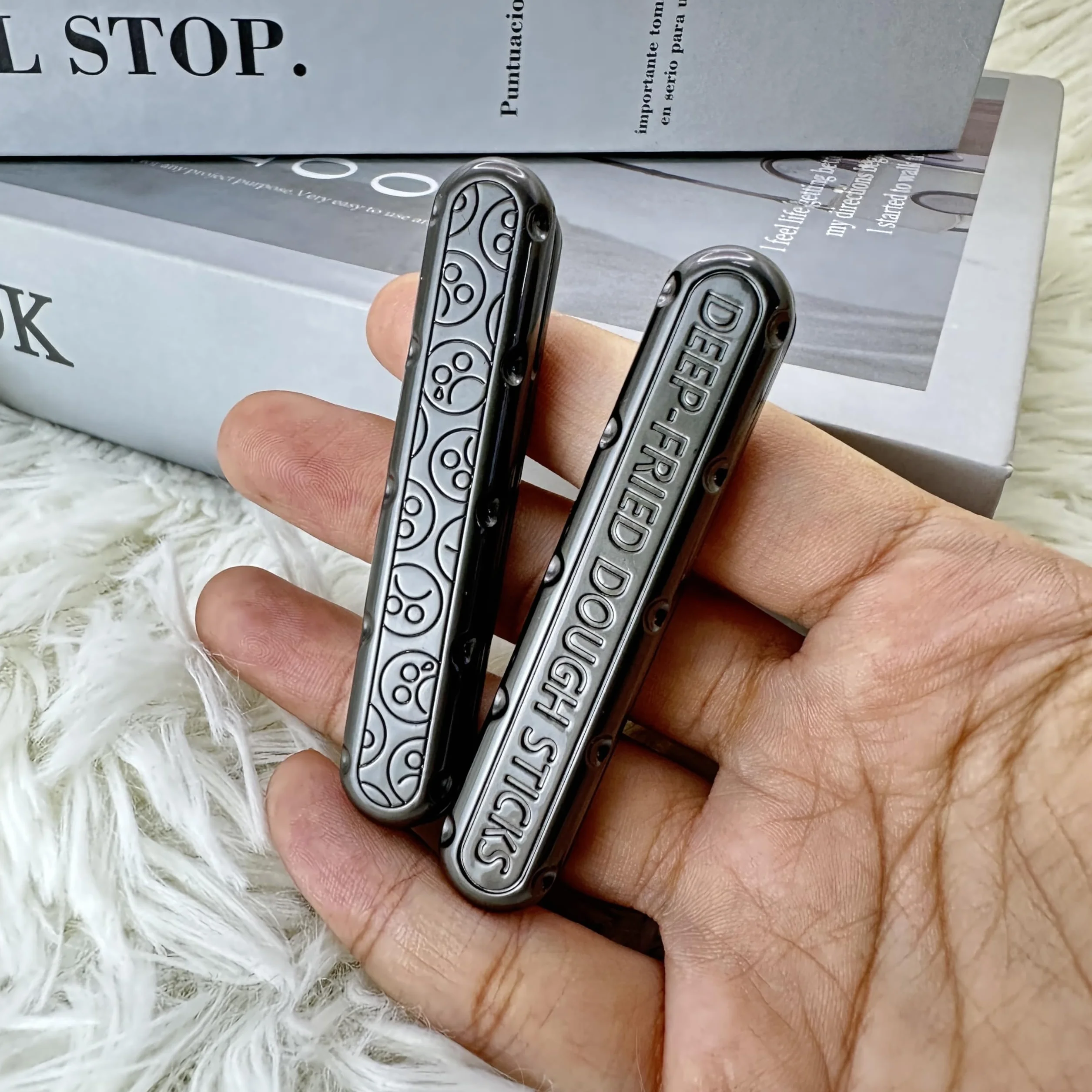 T-Conceal Edc Fidget Slider Fidget Toy Adult Stress Relief Metal Rotation Push Pull ADHD rekreacyjna zabawka fidget dotykowa miętowa