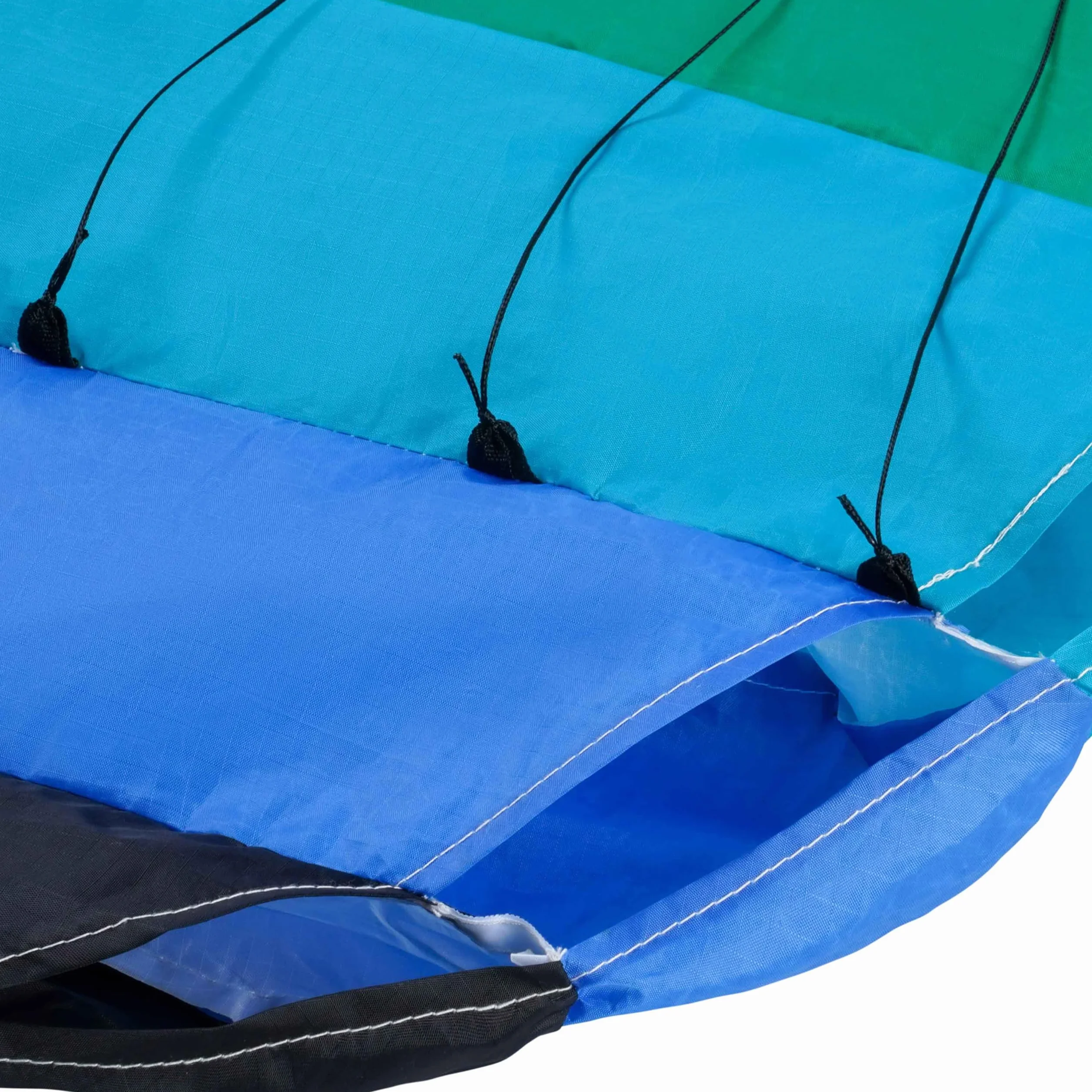 Wolkenstürmer® Paraflex Basic 1.2 (Rainbow) Latawiec – 2-linowa mata do kierowania z pętlami do latania – latawiec dla dzieci od 6 lat