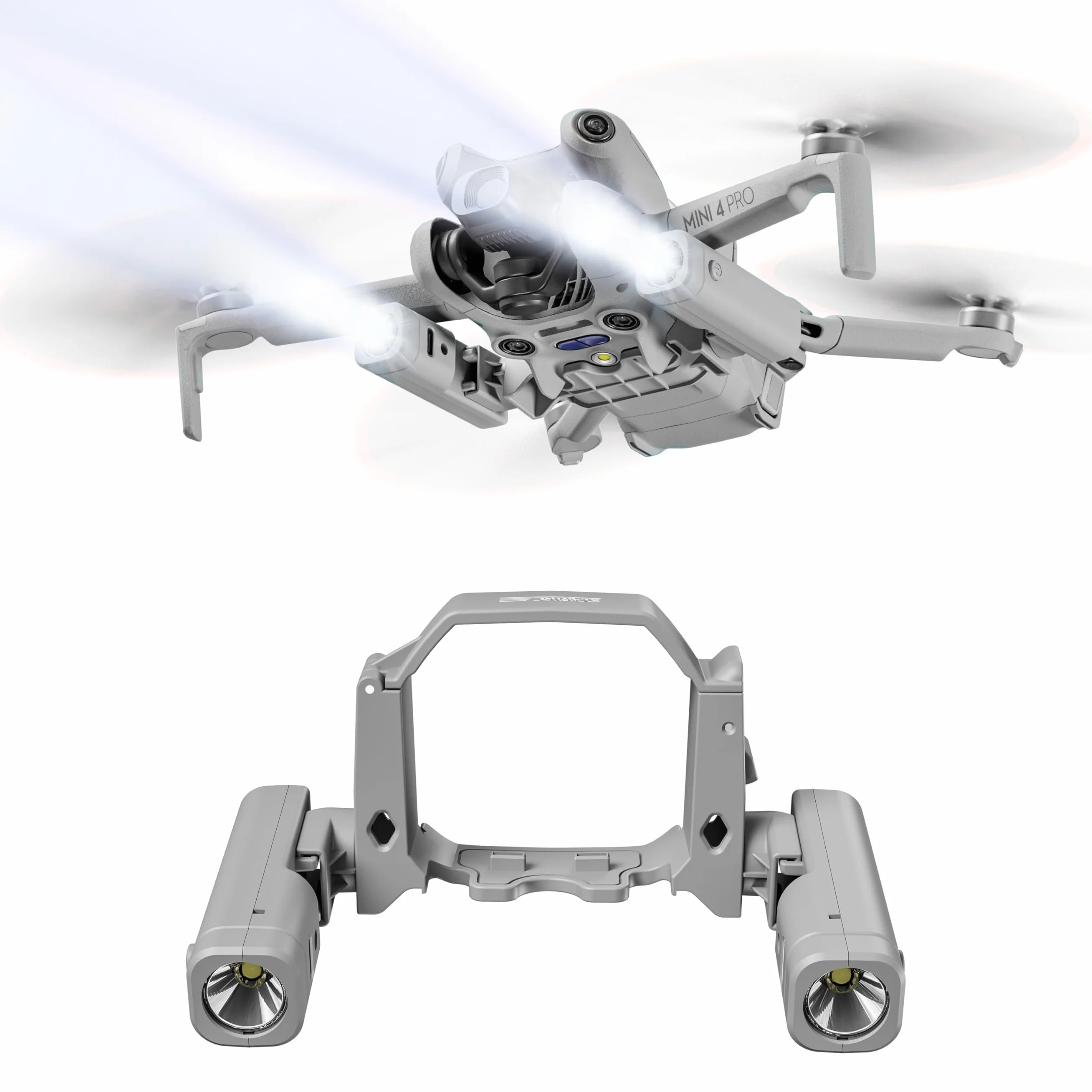 STARTRC Mini 4 Pro LED Lampka Nocna do Nawigacji, Reflektor z Uchwytem, Ochrona Przed Kolizją dla DJI Mini 4