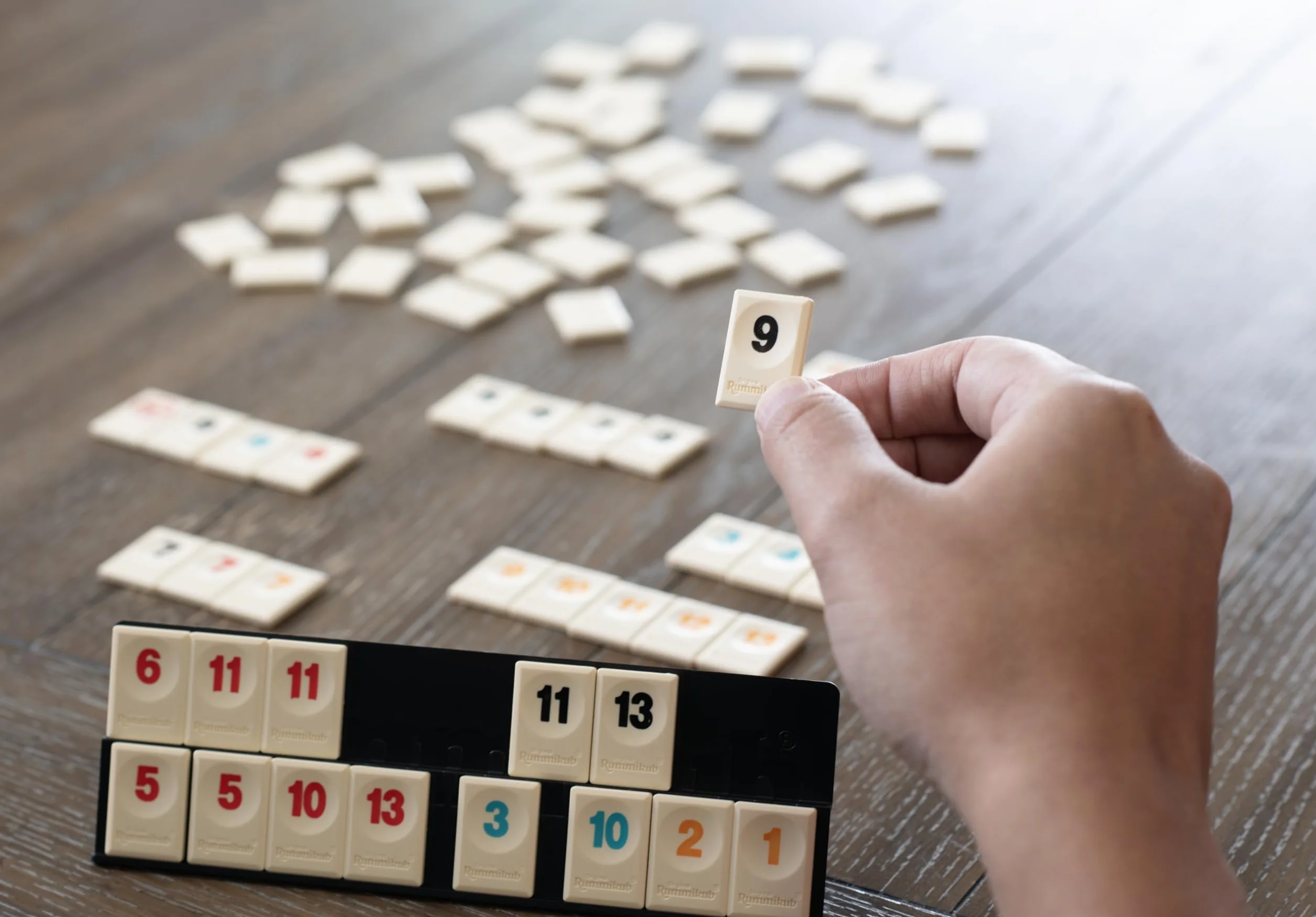 Goliath Rummikub Compact Reisedition, gra podróżna od 6 lat, gra towarzysząca dla 2-4 graczy