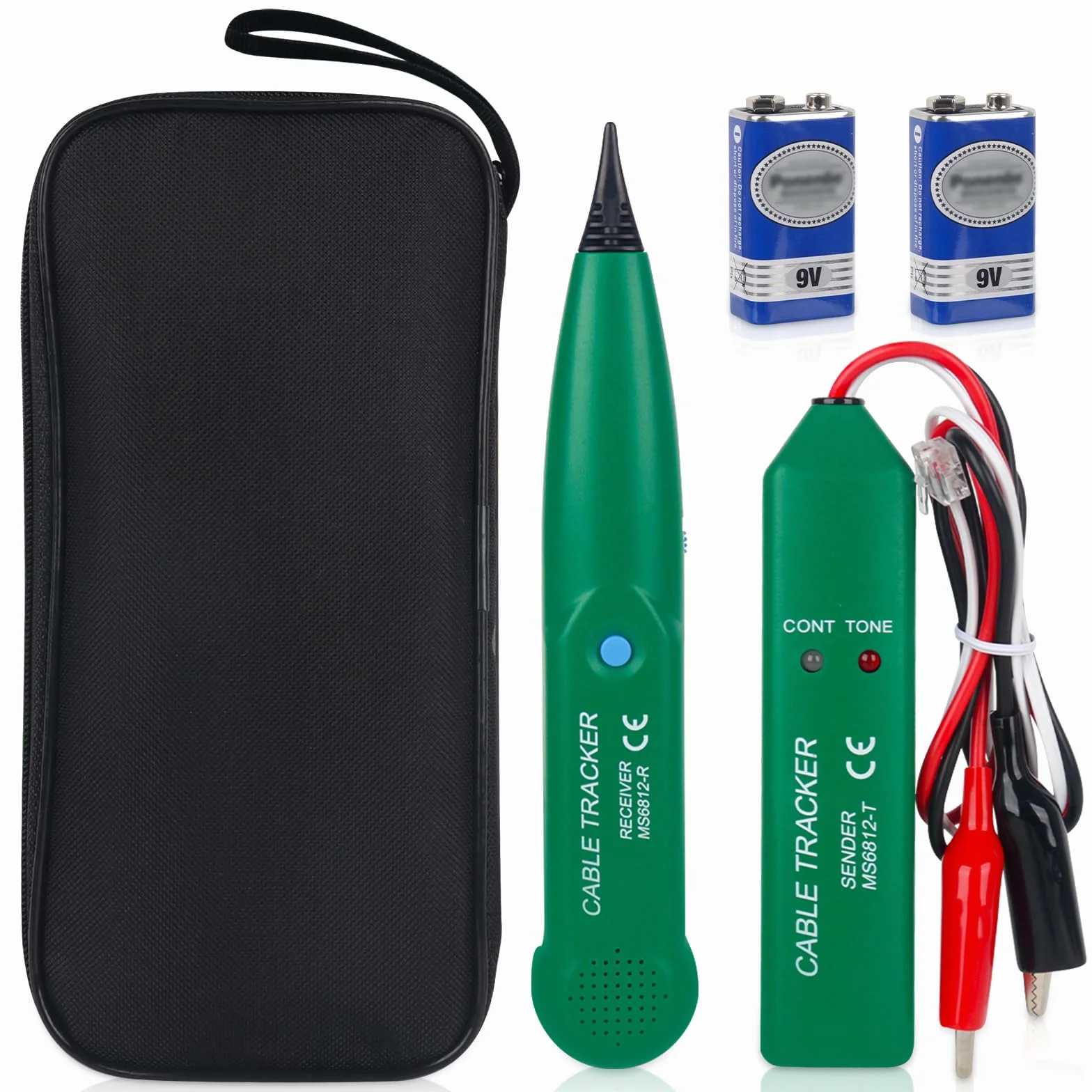 Cable Tracker z akumulatorem, urządzenie do wyszukiwania pęknięć kabli, robot koszący, lokalizator kabli, wyszukiwarka przewodów, tracker linii telefonicznej, do konserwacji sieci, ciągłości