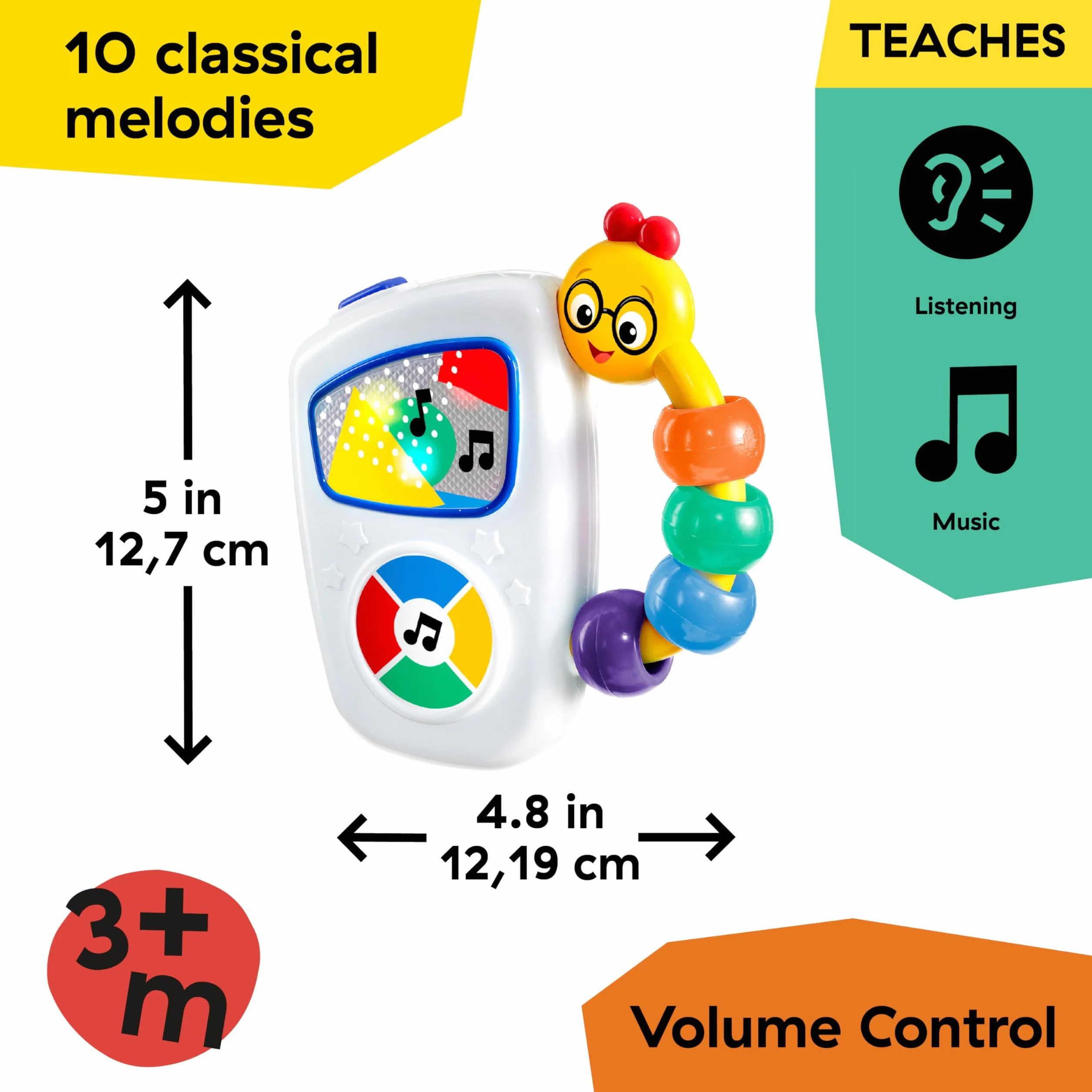 Baby Einstein 30704 Zabawka Muzyczna, Wielokolorowa, od 3 Miesięcy