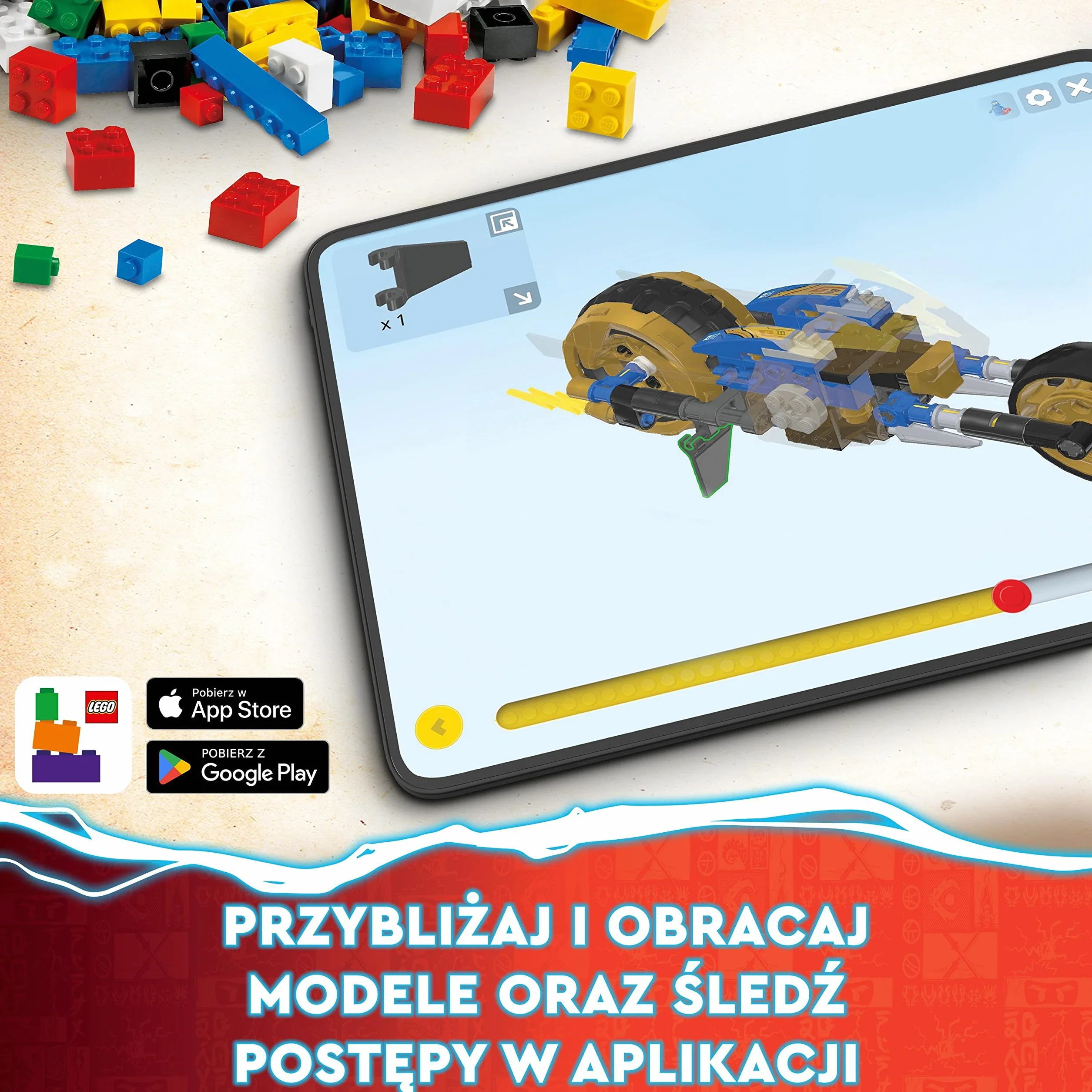 LEGO 71793 NINJAGO Lawowy smok zmieniający się w falę ognia, zestaw z serii Dragons Rising z figurką mitycznego stworzenia oraz minifigurkami Kaia i Lloyda, zabawka, prezent dla dzieci