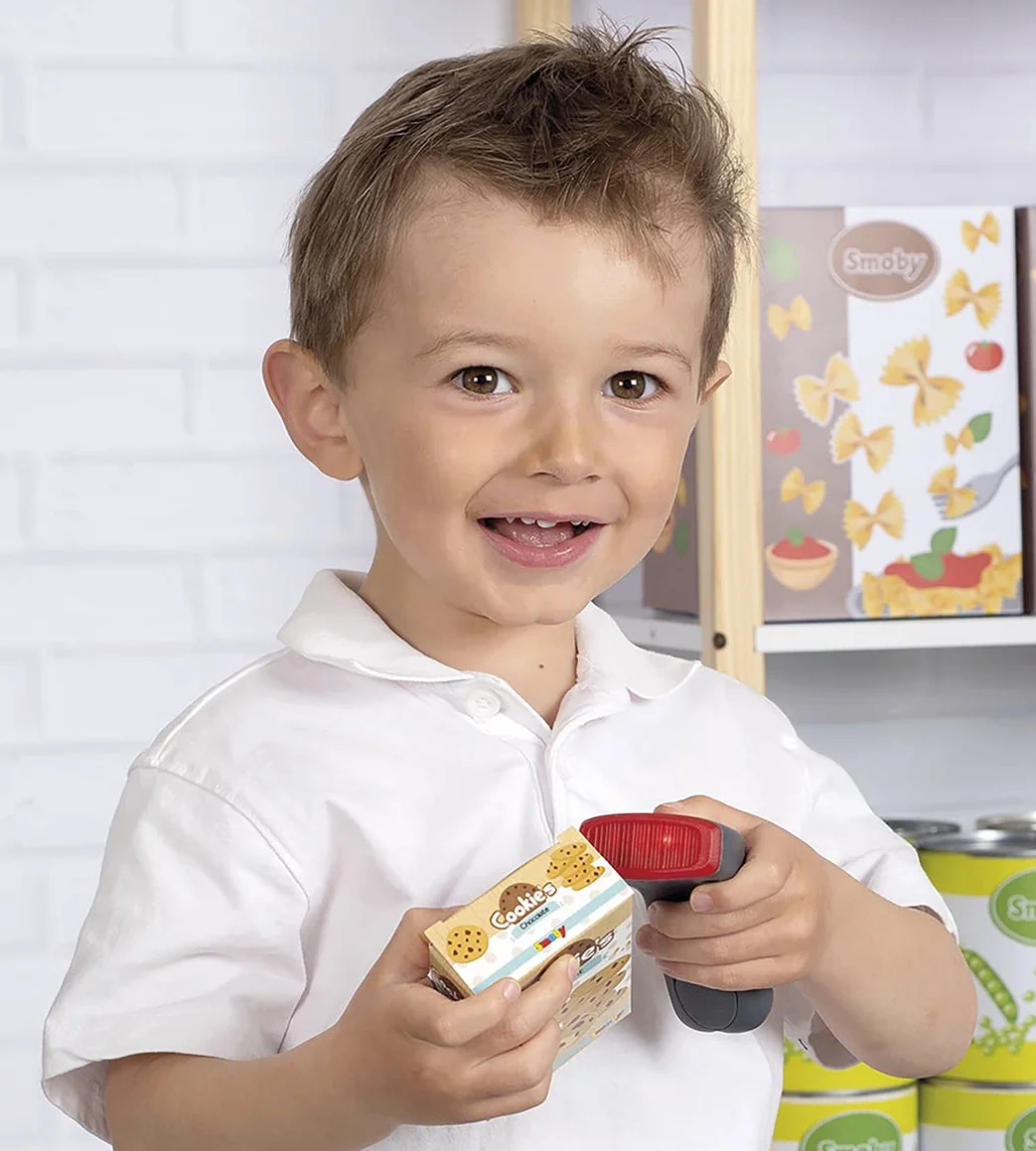 Smoby 7600350114 Kasa elektroniczna duża ze skanerem