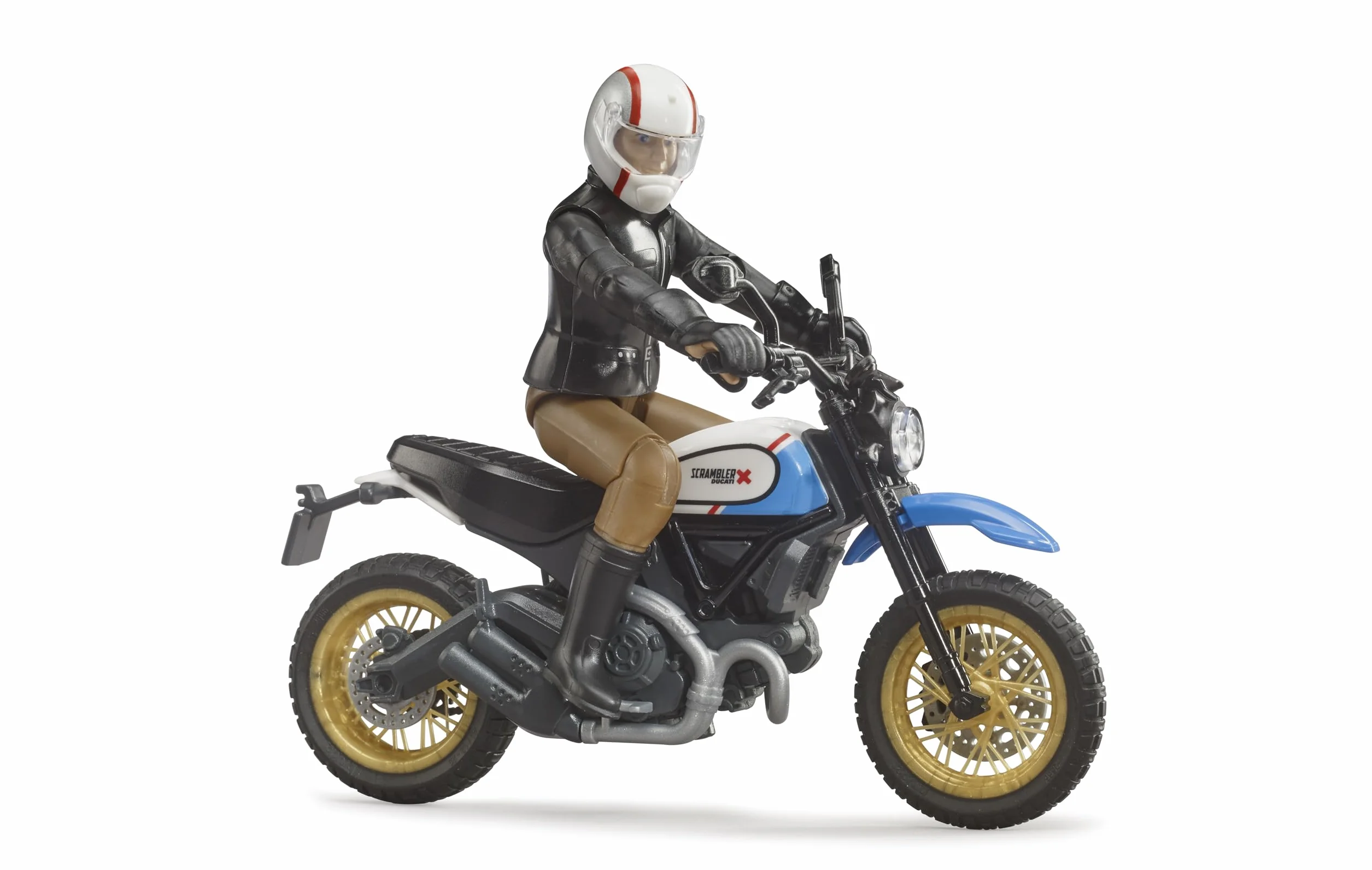 bruder 63051 - Scrambler Ducati Desert Sled z jeźdźcem, figurka, motocross