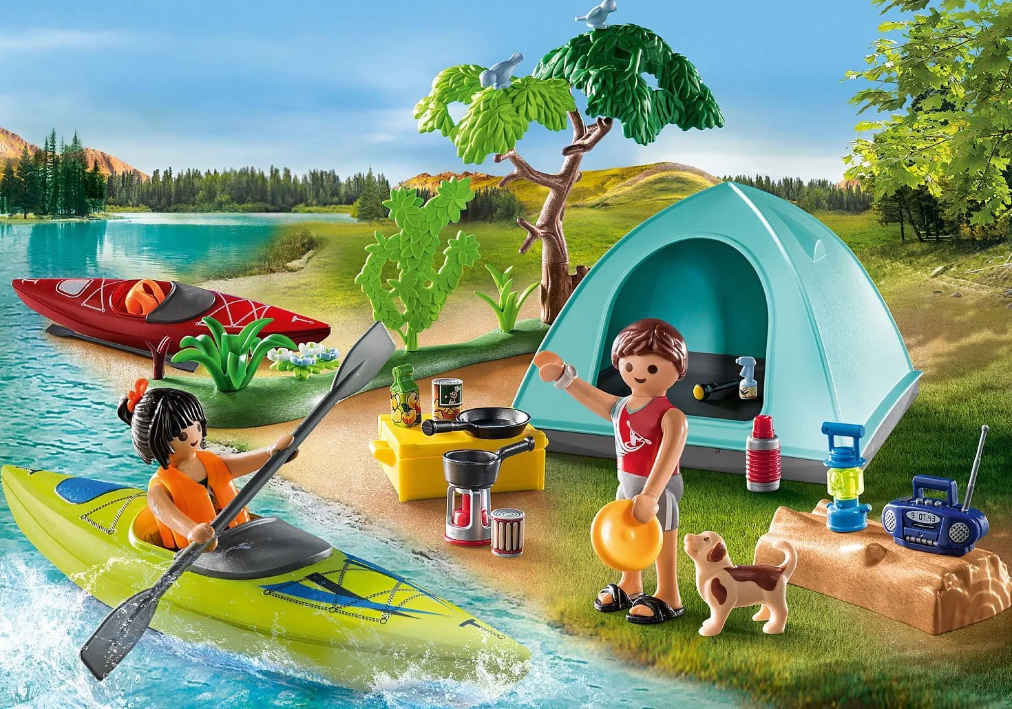PLAYMOBIL Family & Fun 71425 Biwak pod namiotem, od 4 lat