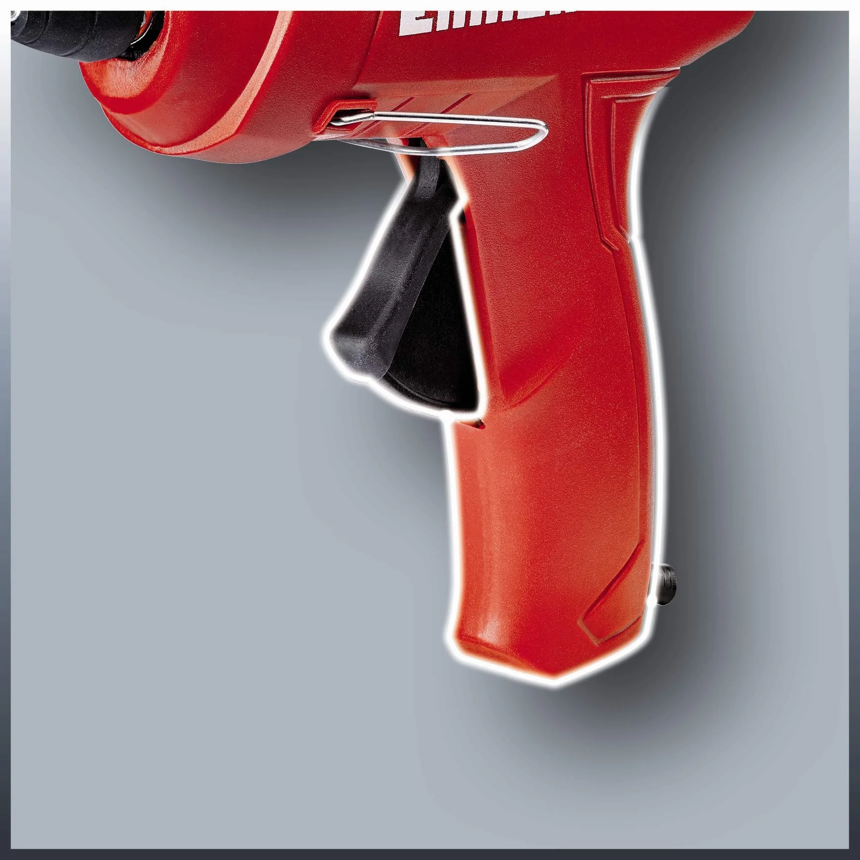 Einhell Pistolet do klejenia na gorąco TC-GG 30 (posuw mechaniczny, okienko, pałąk, w zestawie standardowa, płaska, przedłużająca, 3 sztyfty do kleju)