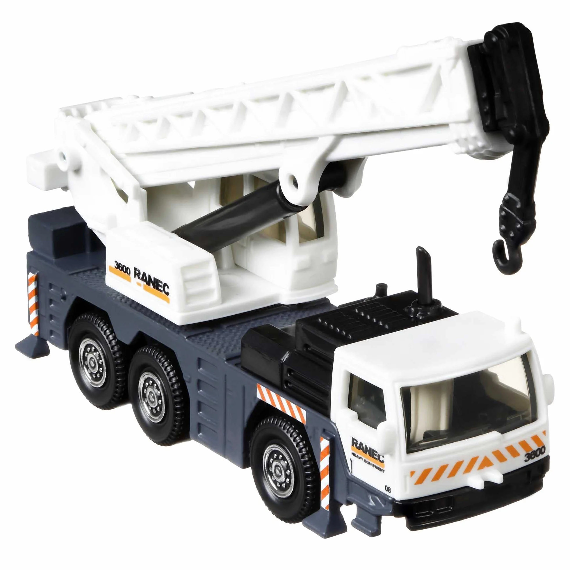 Matchbox Working Rigs Wielopak, 4 ulubione zabawkowe ciężarówki z ruchomymi elementami, dla dzieci od 3 roku życia i dorosłych kolekcjonerów, HCC07