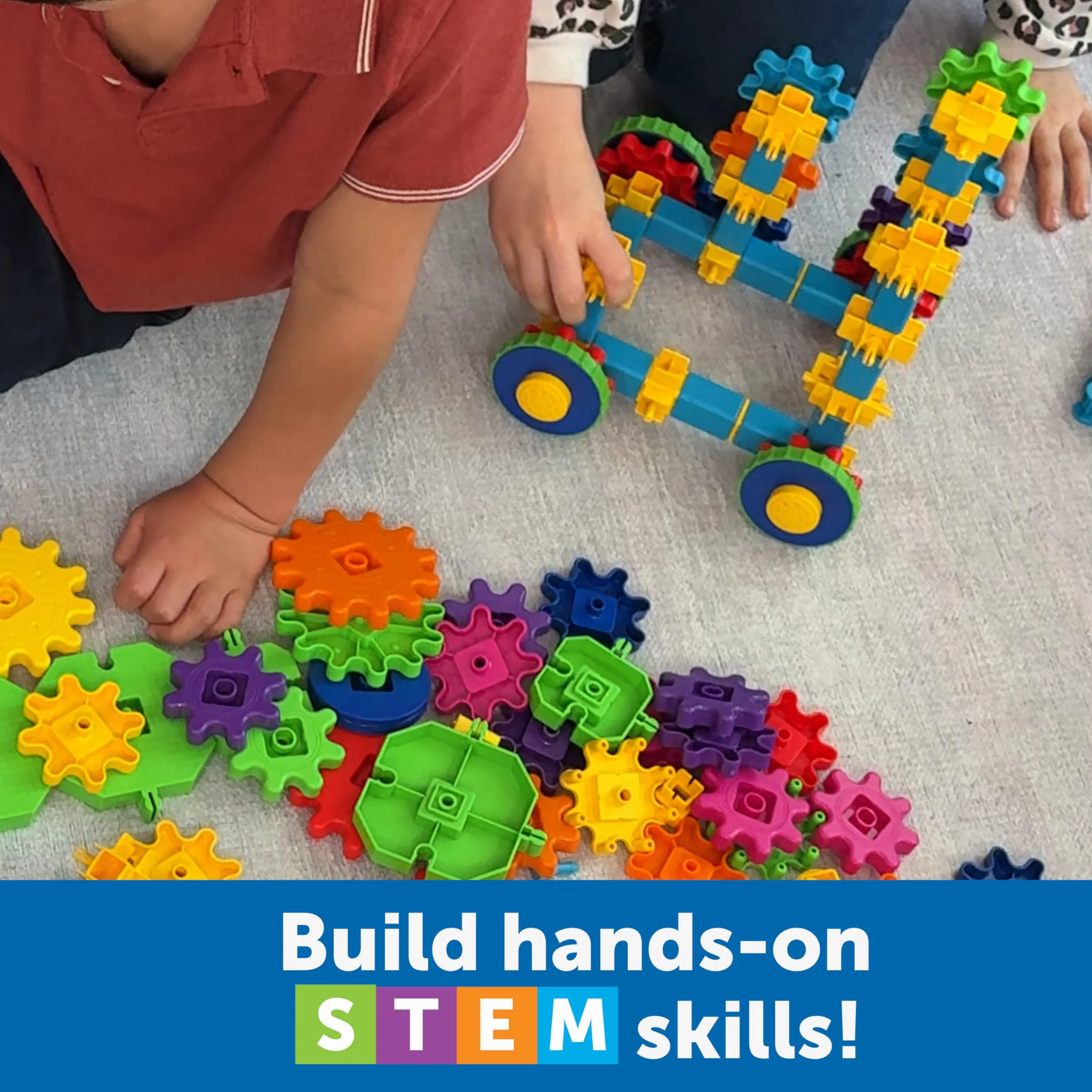 Learning Resources Gears! Gears! Gears! Robots w Ruch 116-Kawałek Budynek Zestaw