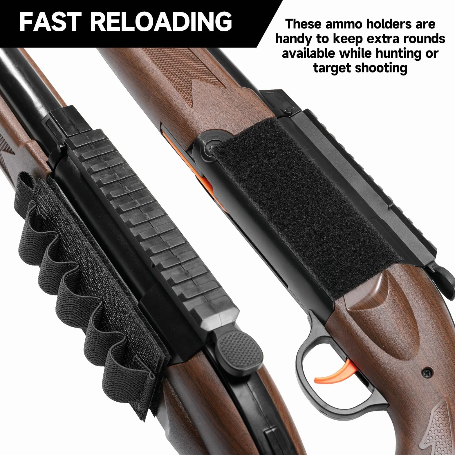 EXCELLENT ELITE SPANKER Taktisch 12 Nummer Shotgun Bullet Shell Halter für Gewehre Nylon(Schwarz)