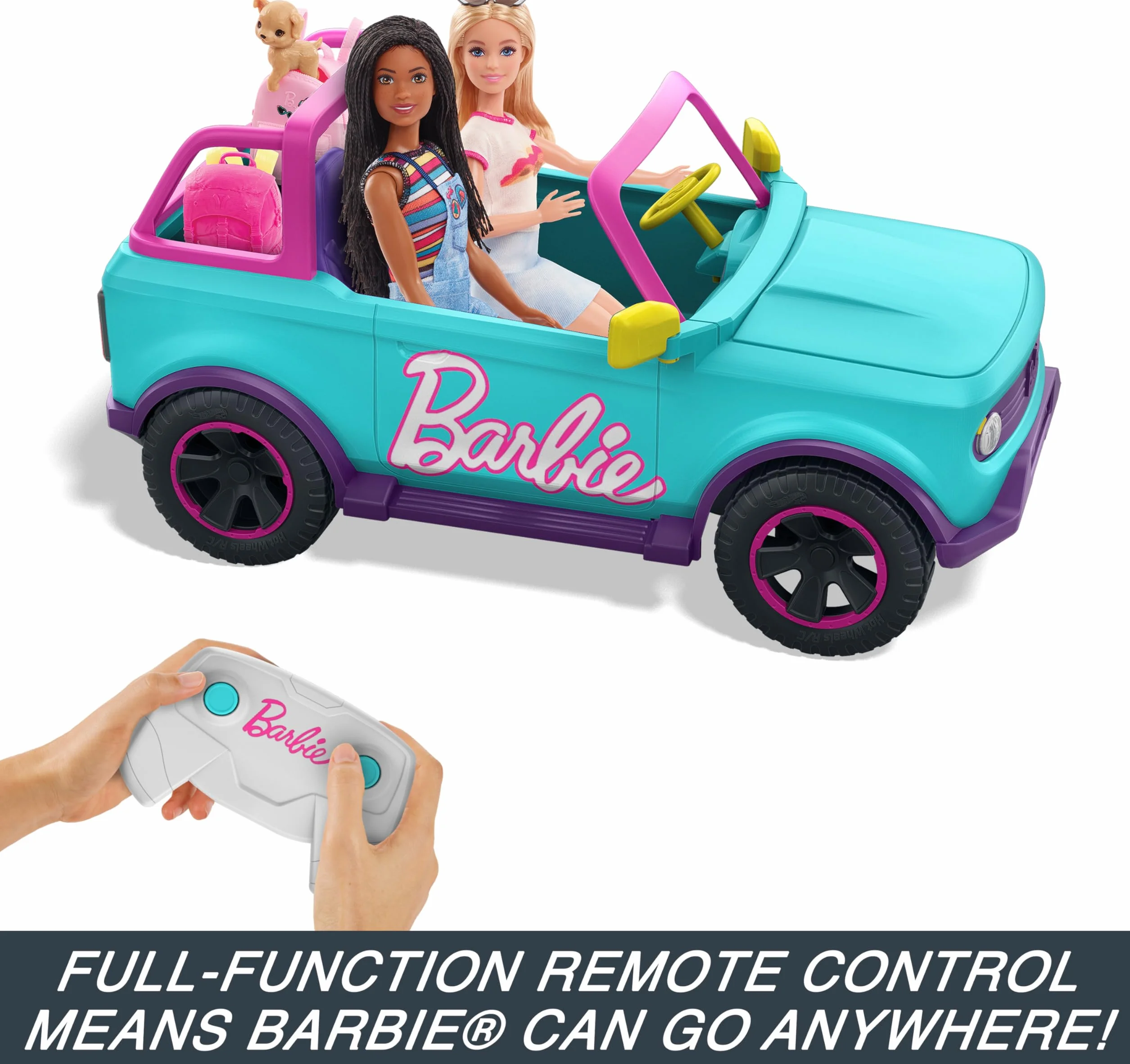 Hot Wheels RC Barbie SUV Pojazd zdalnie sterowany 1:12 HTP53