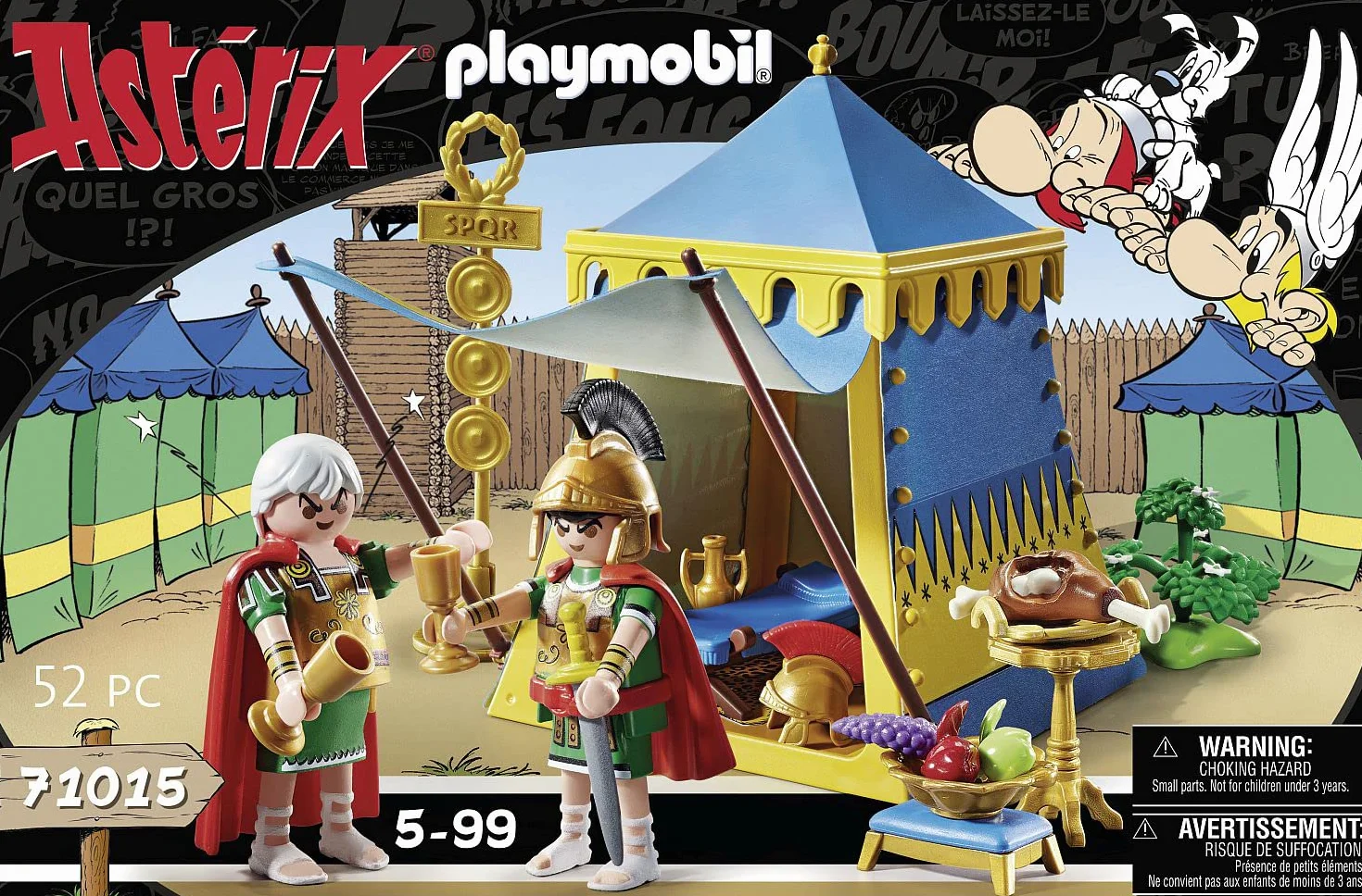 PLAYMOBIL Asterix 71015 Asterix: Namiot dowódcy z generałami, od 5 lat