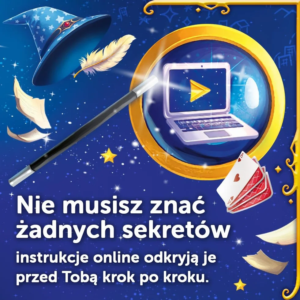 Trefl, Magiczne Sztuczki Spy Guy - Zestaw Startowy Magika - Zestaw Iluzjonisty, Rekwizyty do Sztuczek, dla Dzieci od 6 lat