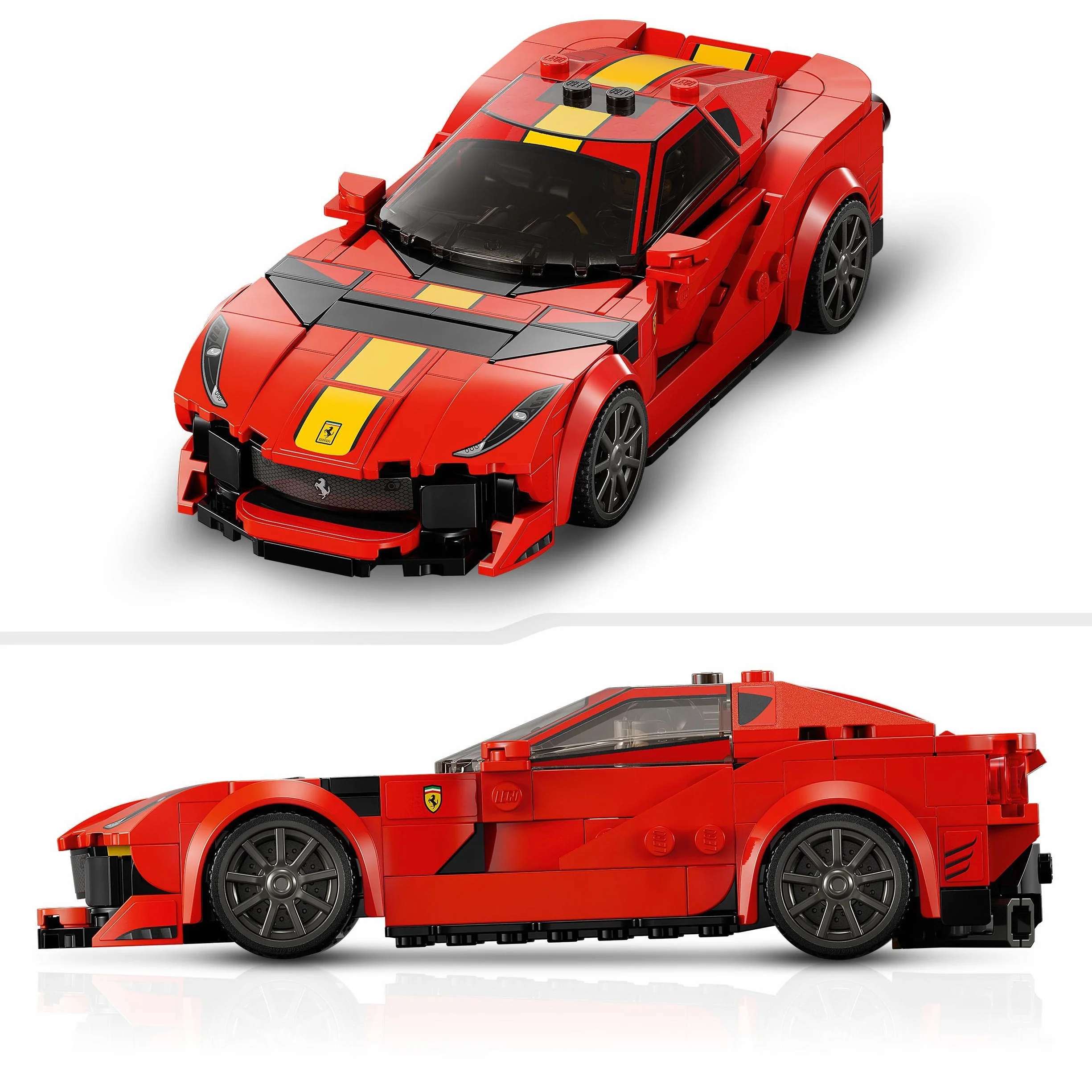 LEGO Speed Champions Ferrari 812 Competizione, Sportowy Samochód, Zabawka dla Dziecka do Zbudowania, Seria 2023, Prezent dla 9-latka i Fana Pojazdów Wyścigowych, 76914