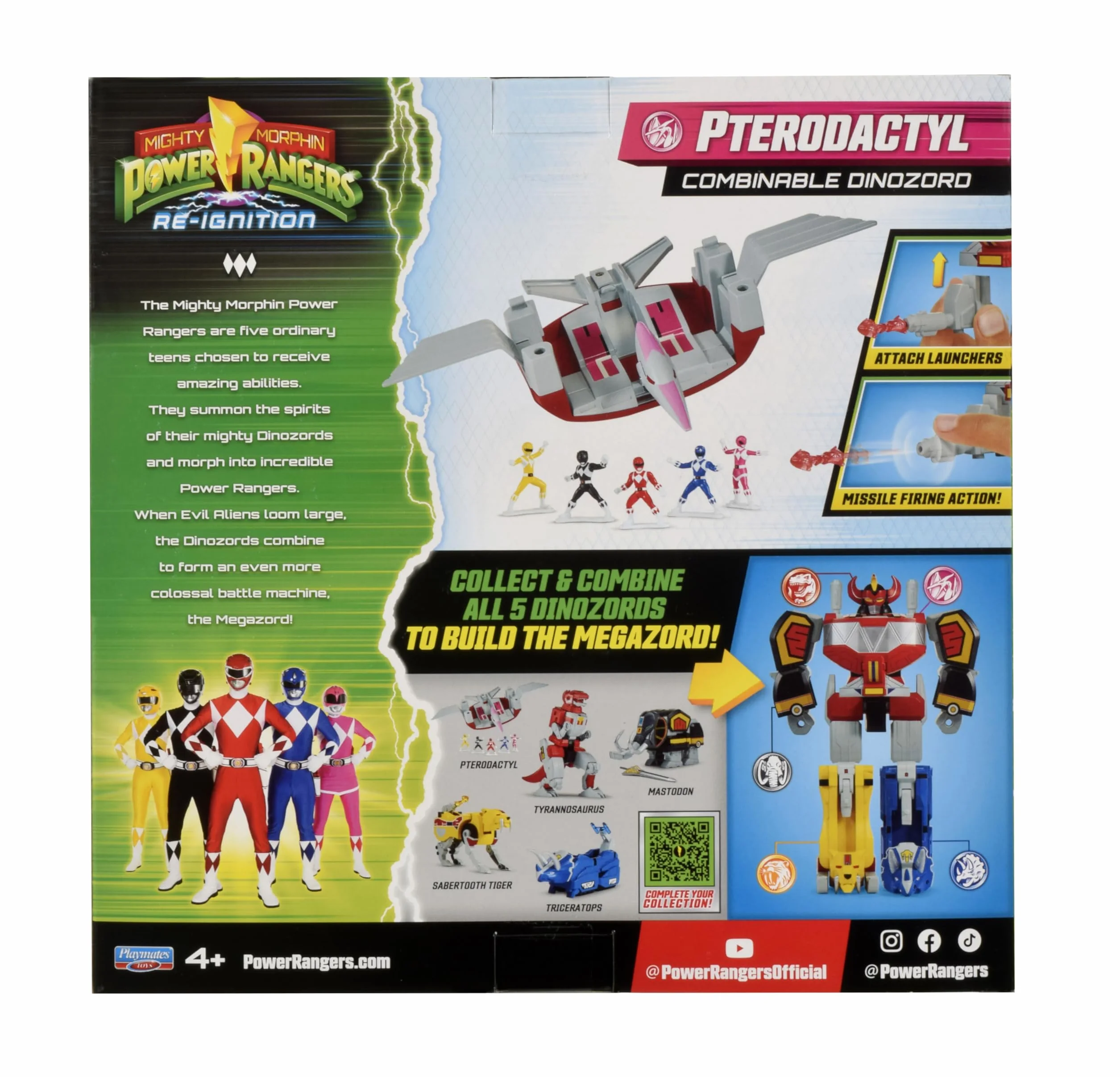 Power Rangers Kolekcja Megazord Figurka Pterodactyl Dinozord 20 cm