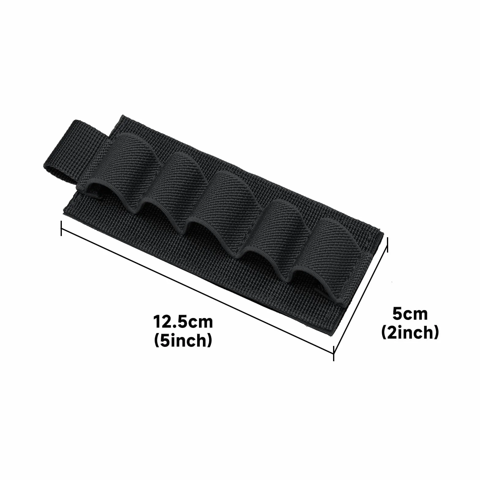 EXCELLENT ELITE SPANKER Taktisch 12 Nummer Shotgun Bullet Shell Halter für Gewehre Nylon(Schwarz)