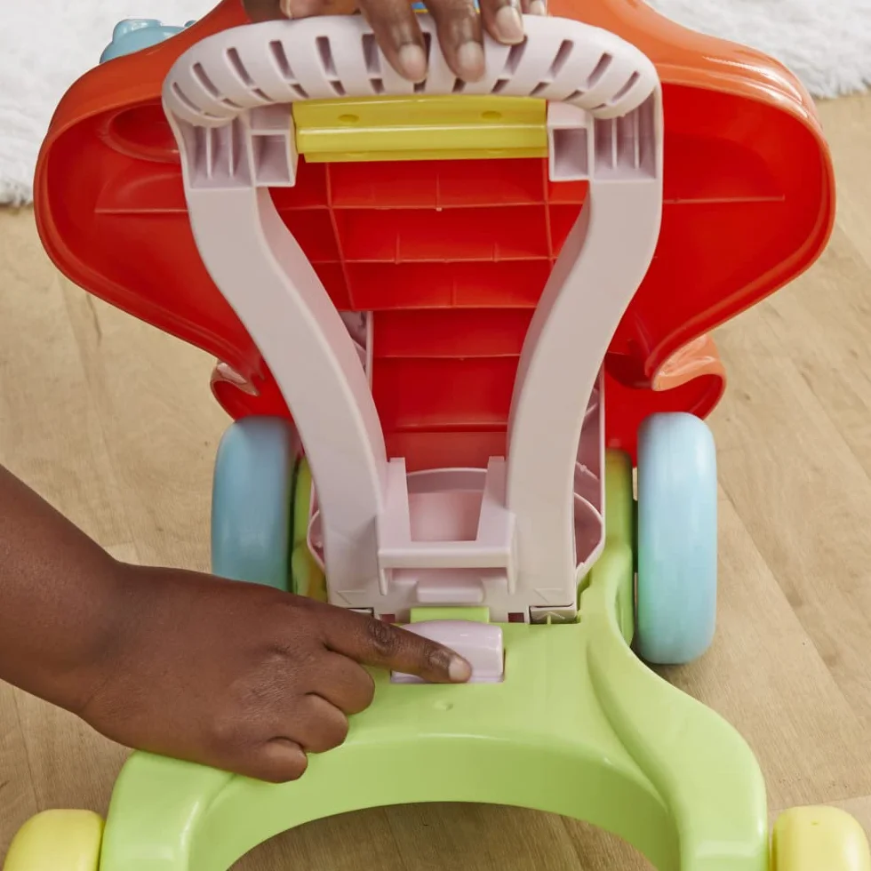 Playskool Step Start Walk N Ride Peppa Pig Zabawka do Pchania i Ciągnięcia, Wielokolorowy, Od 9 miesięcy