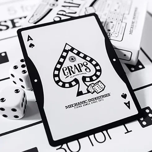 Craps Playing Cards (Online Instructions) by Mechanic Industries