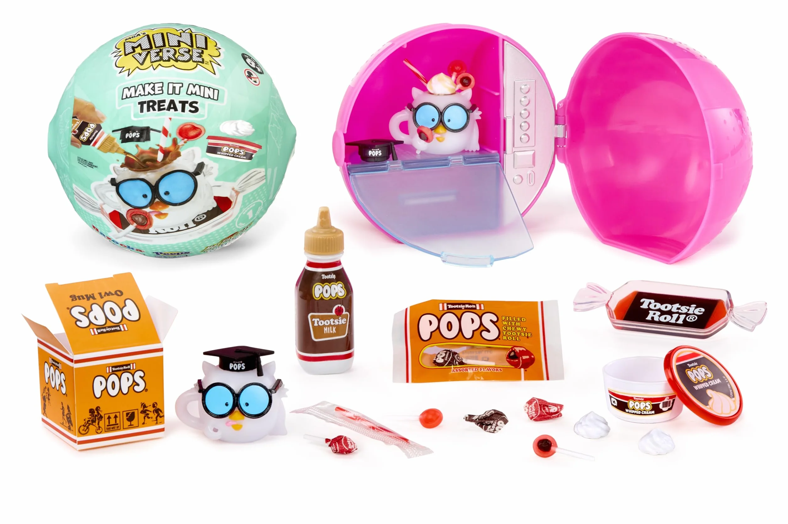 MGA's Miniverse Make It Mini Treats – Mini Kolekcjonerskie Słodycze w Opakowaniu Niespodziance, Cukierkowy Motyw, Kreatywna Zabawa z Żywicą, 12 do Zebrania, NIEJADALNE – dla Kolekcjonerów, od 8 Lat